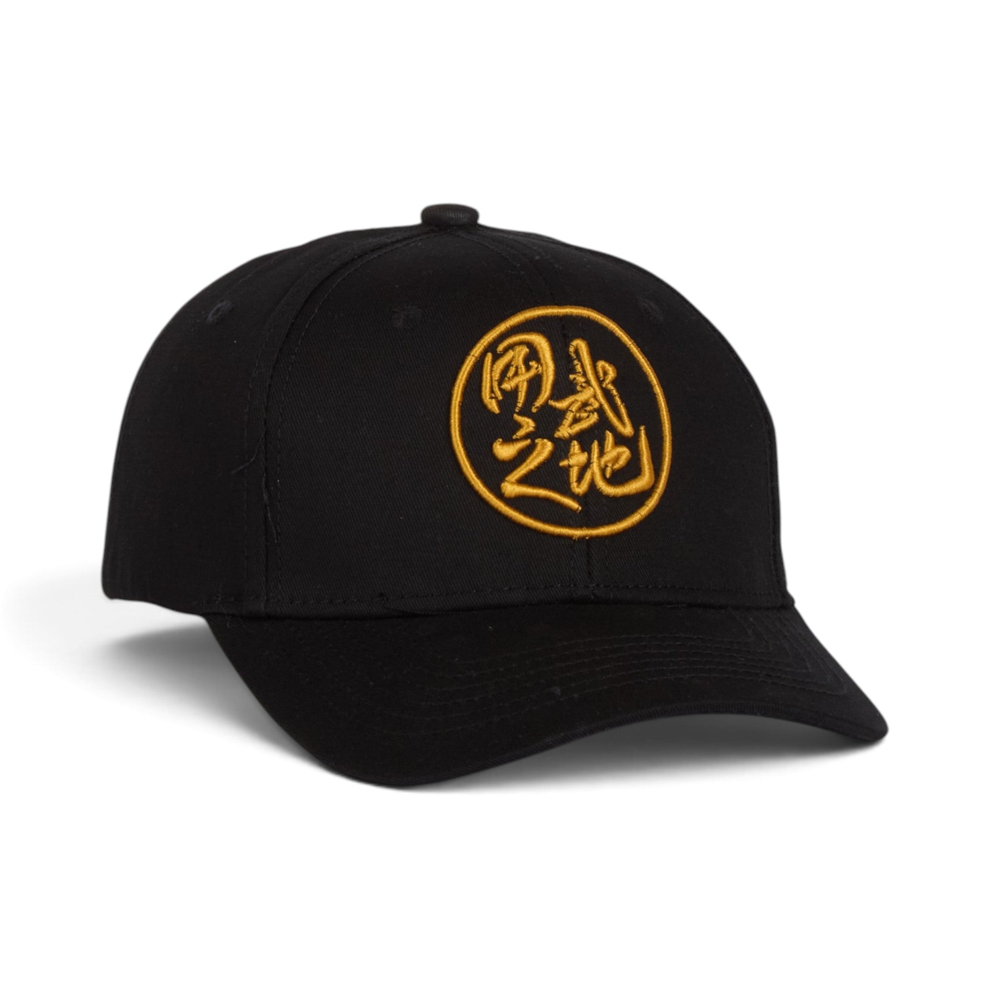 Black Gold Graphic Embroidered Baseball Cap