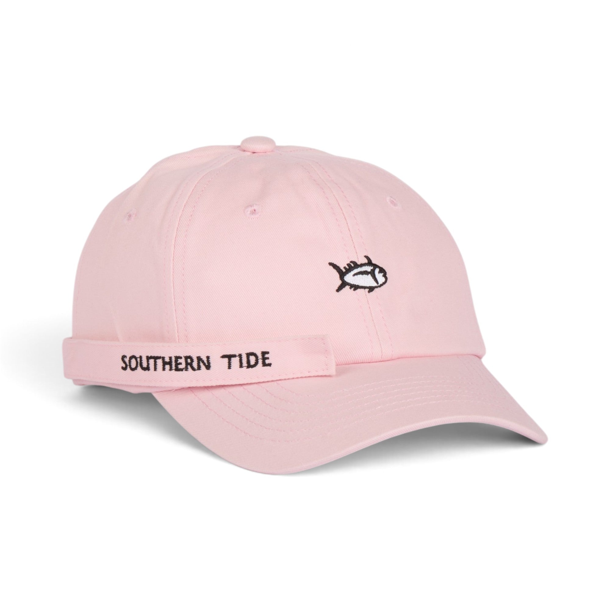 Pink Southern Tide Fish Embroidered Baseball Cap