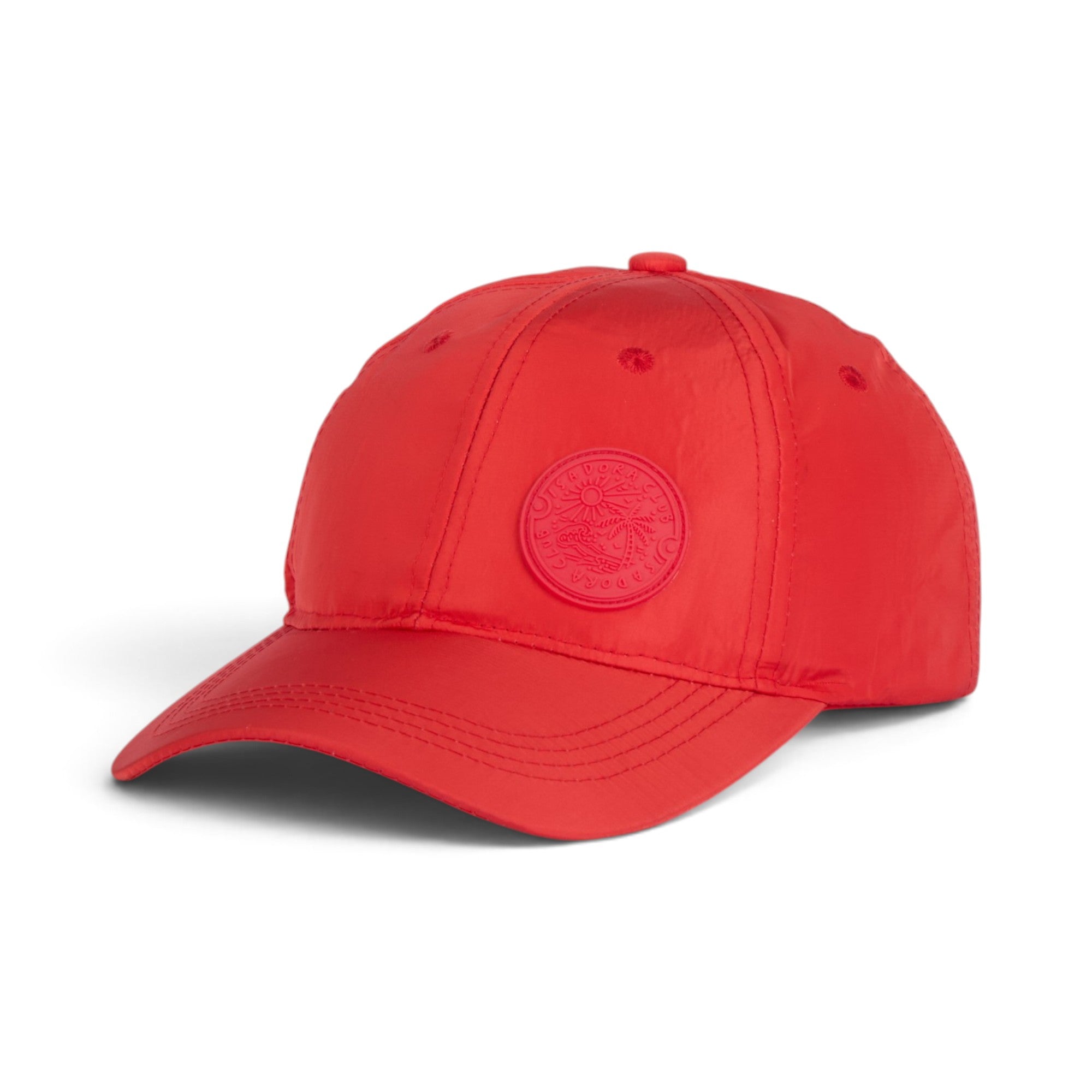 Red Lightweight Patch Baseball Cap