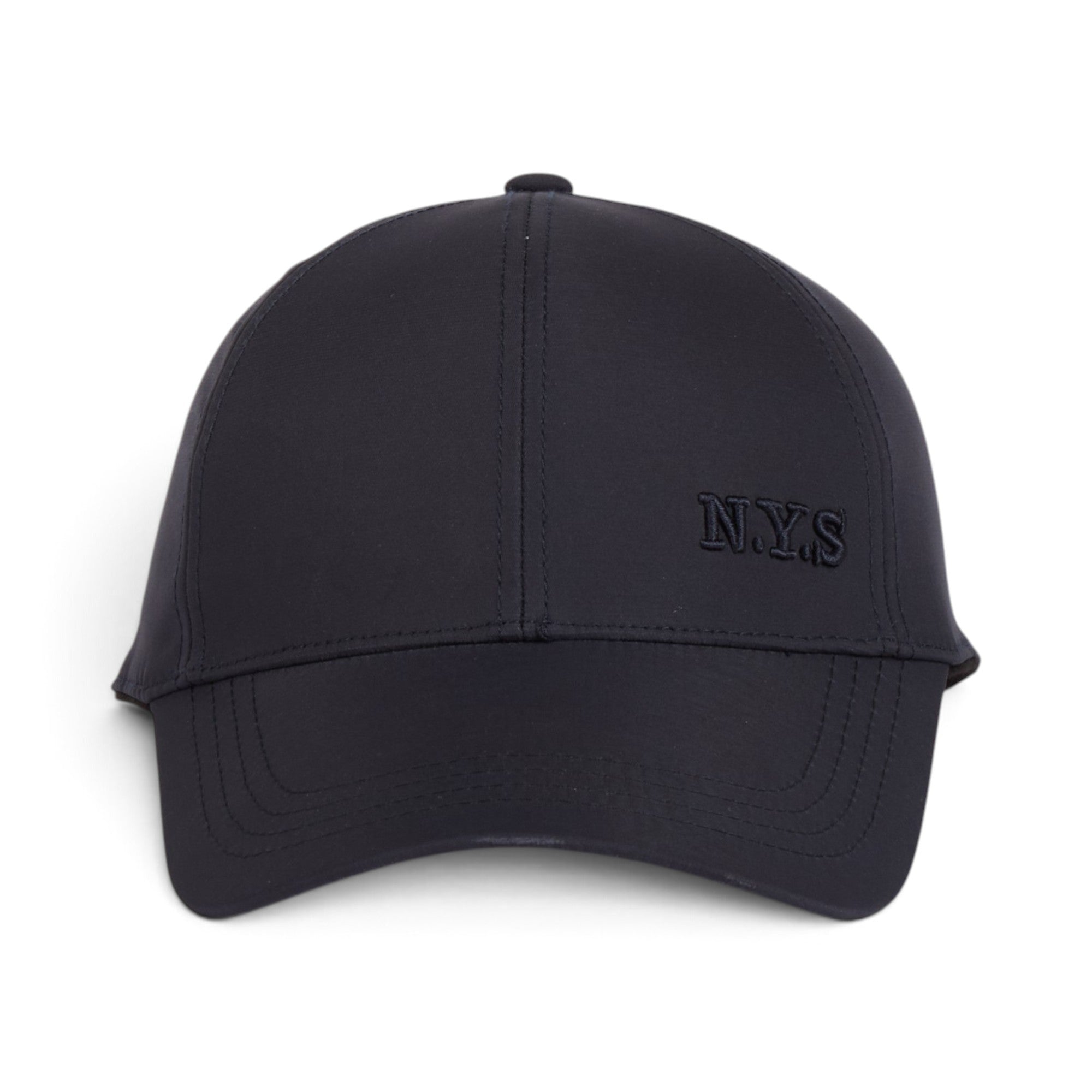 Black N.Y.S Embroidered Baseball Cap