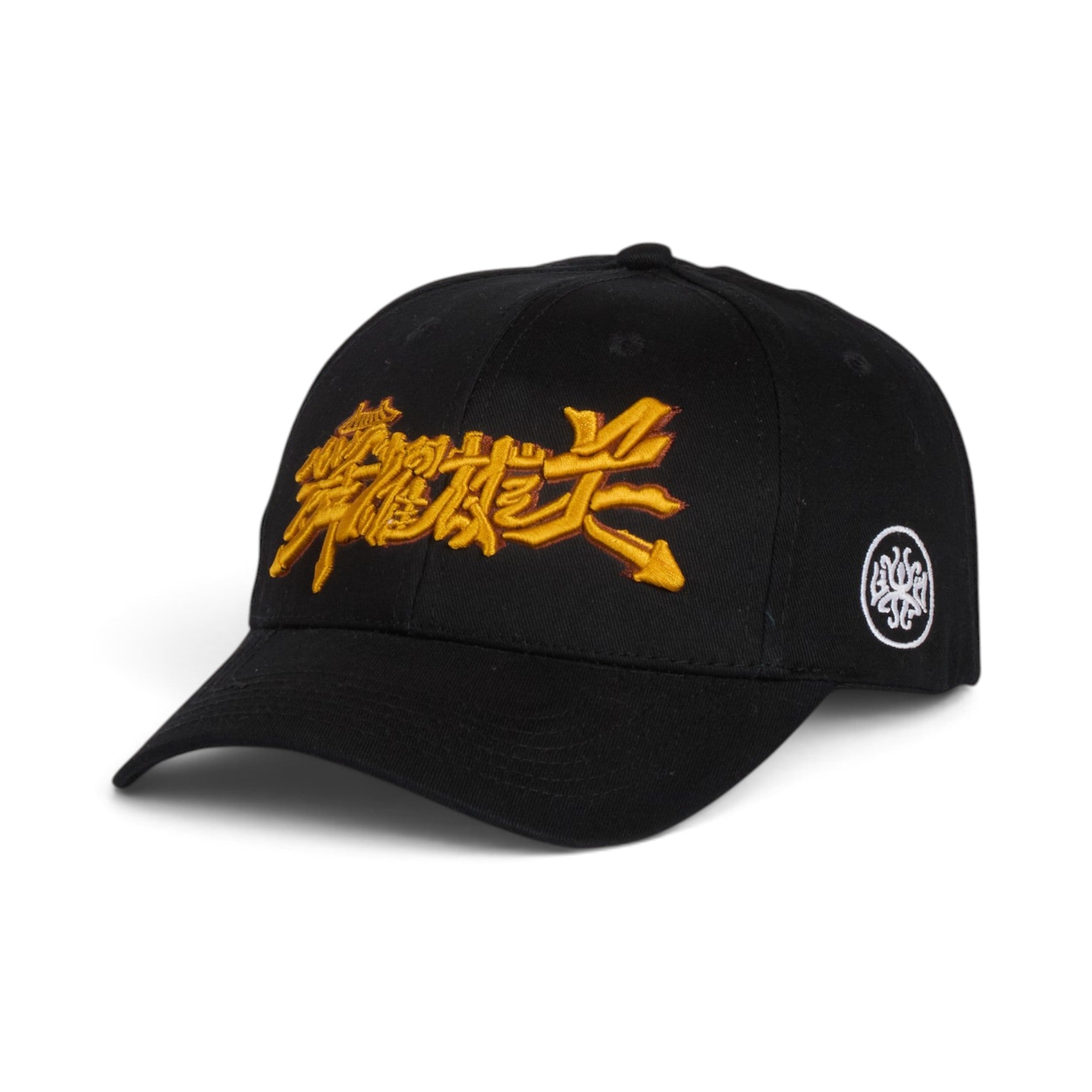 Black Gold Graphic Embroidered Baseball Cap