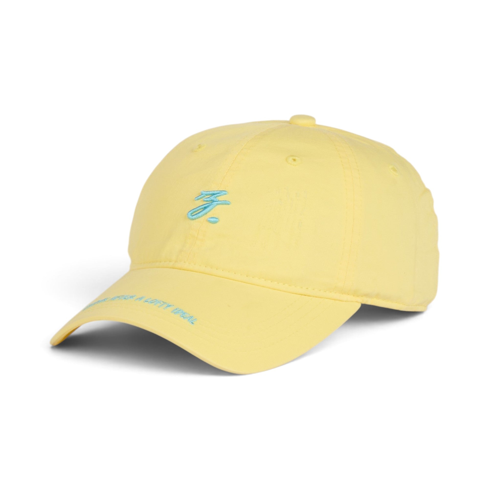 Yellow Minimal Embroidered Baseball Cap