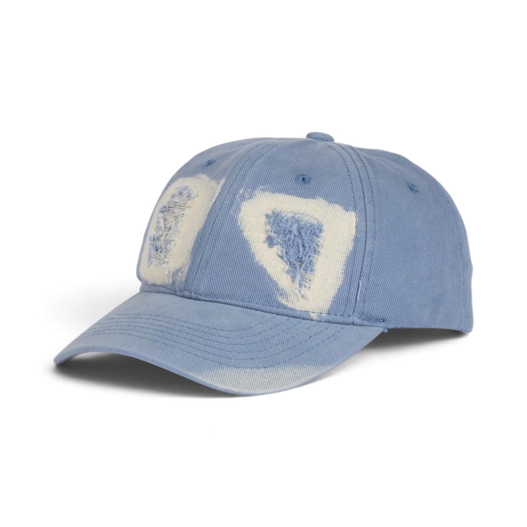 Distressed Patch Light Blue Dad Cap