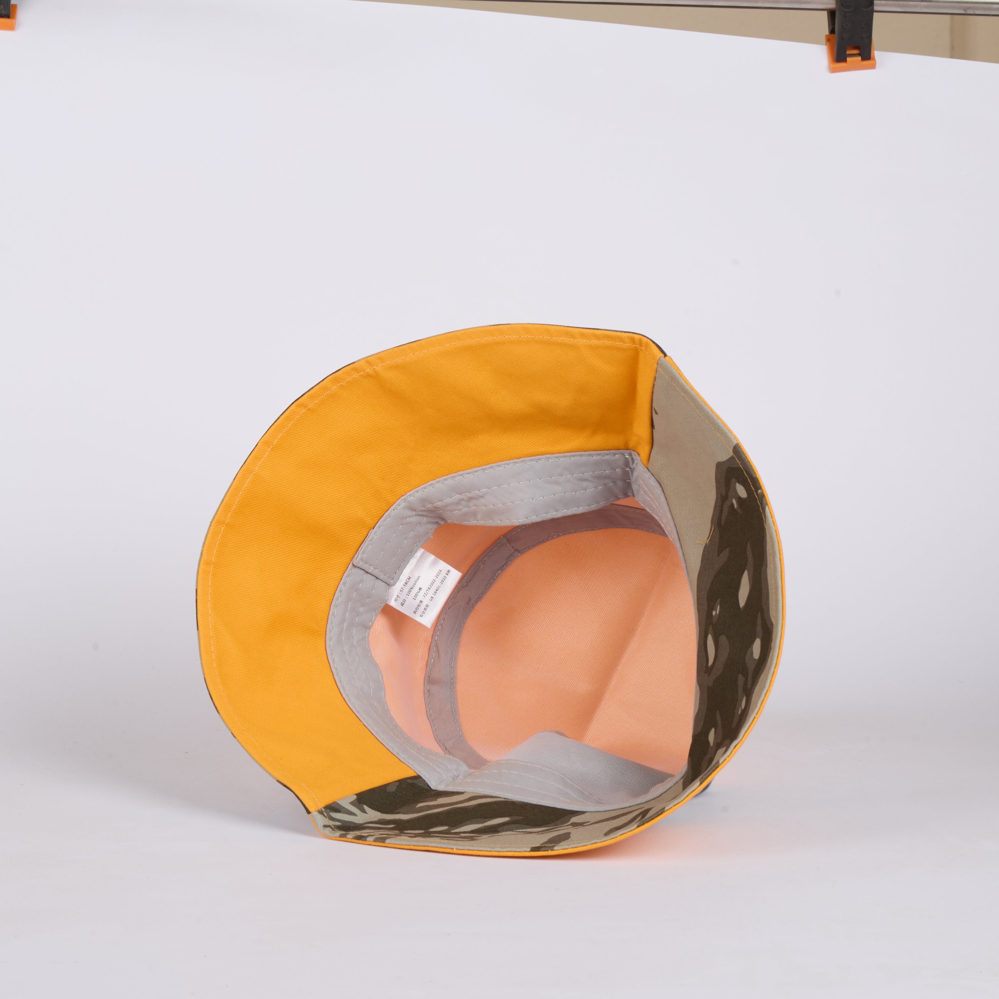 Reversible Camo Bucket Hat – Yellow