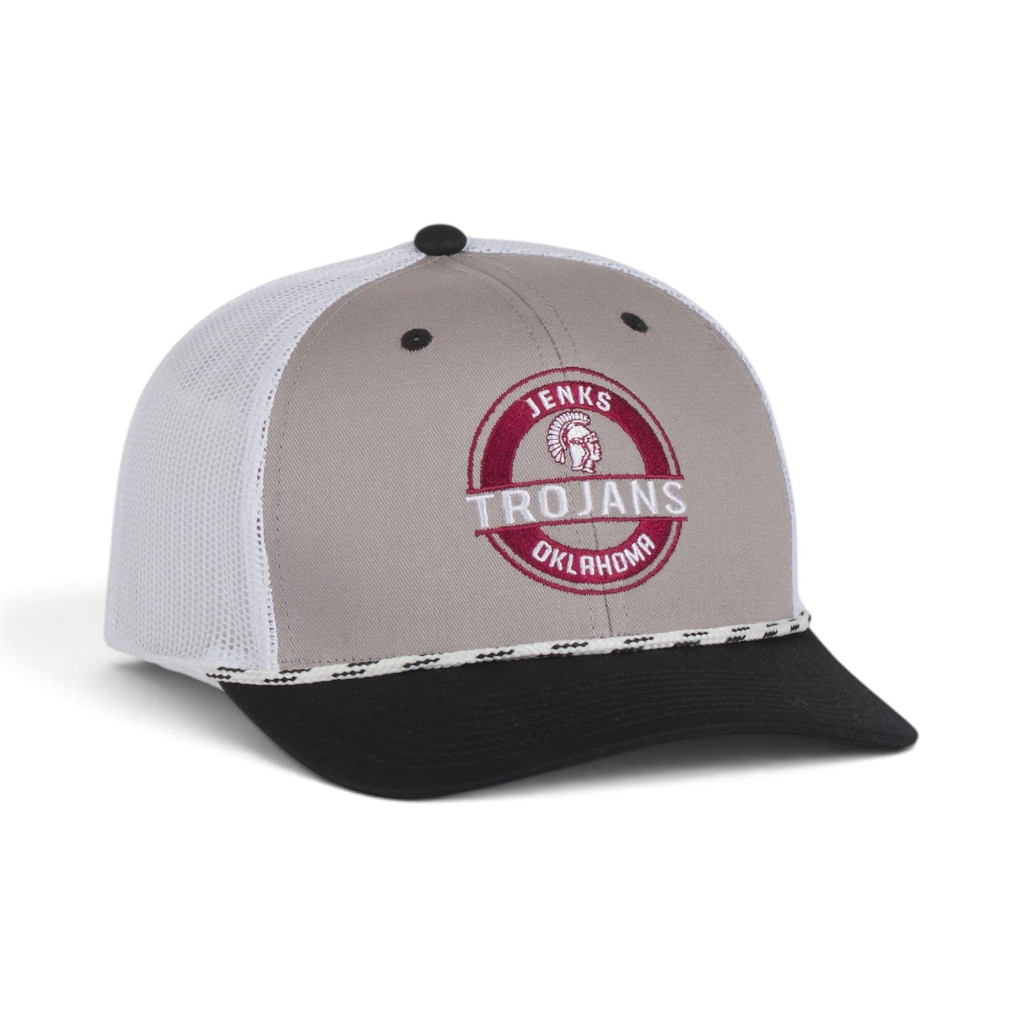 Jenks Trojans Oklahoma Premium Trucker Rope Cap – Collegiate Heritage Edition