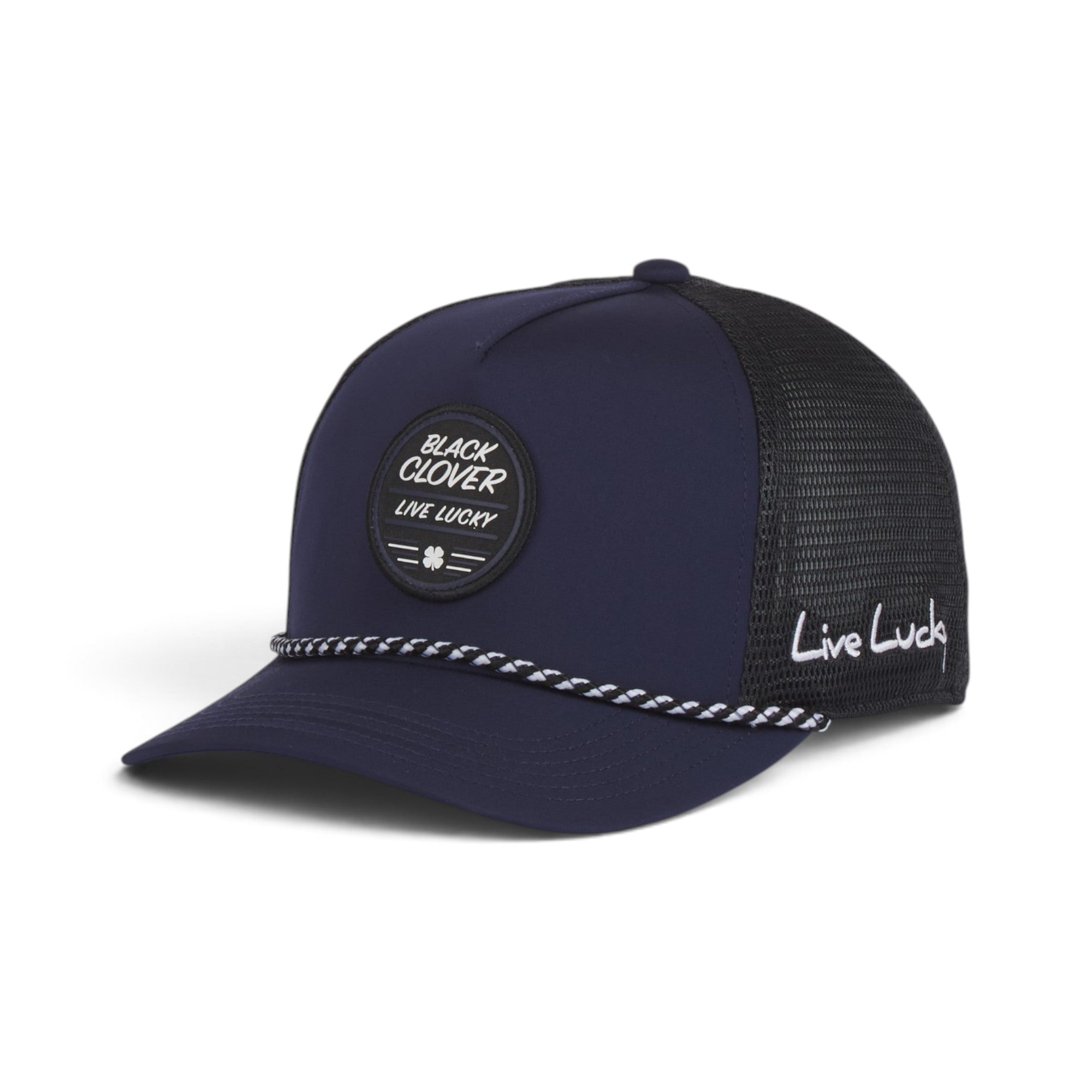 Black Clover Live Lucky Trucker Cap – Navy & Black