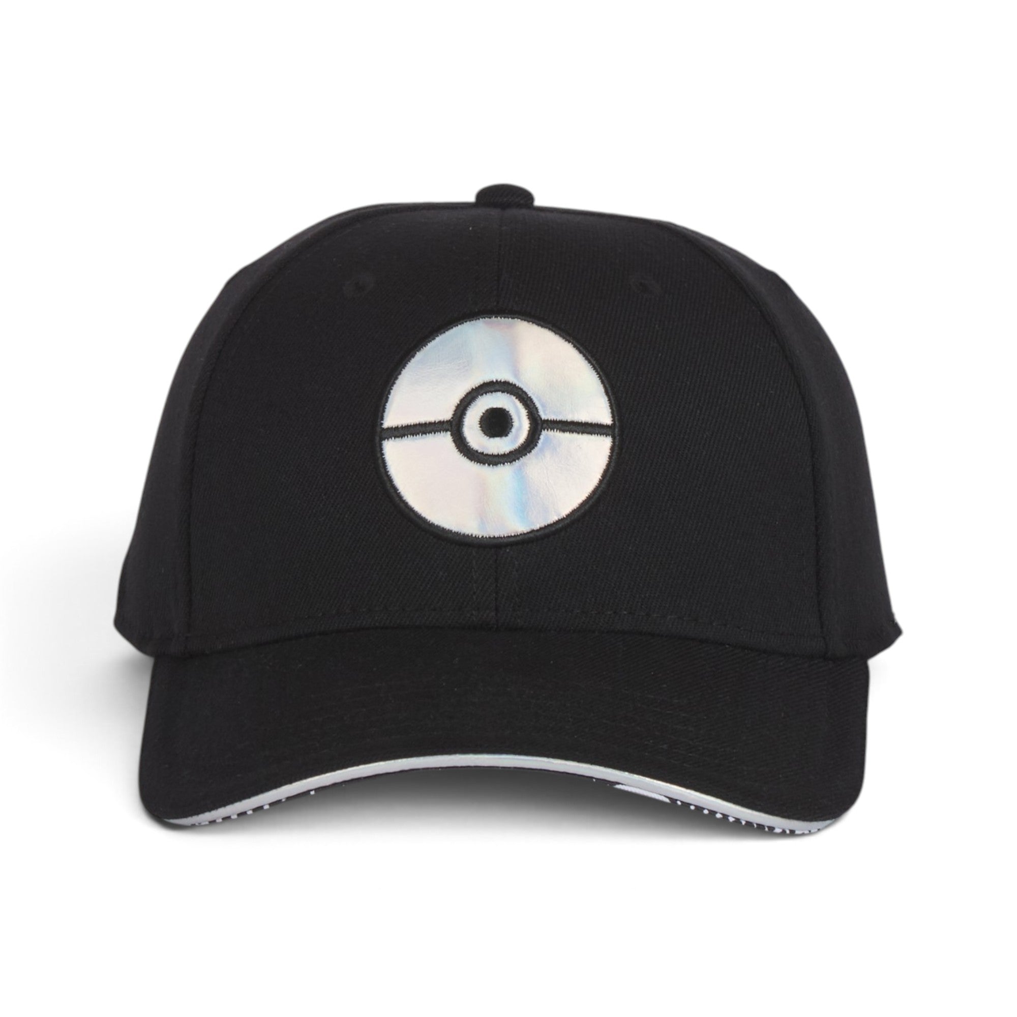 Holographic Disc Premium Baseball Cap – Black Reflective Patch Edition