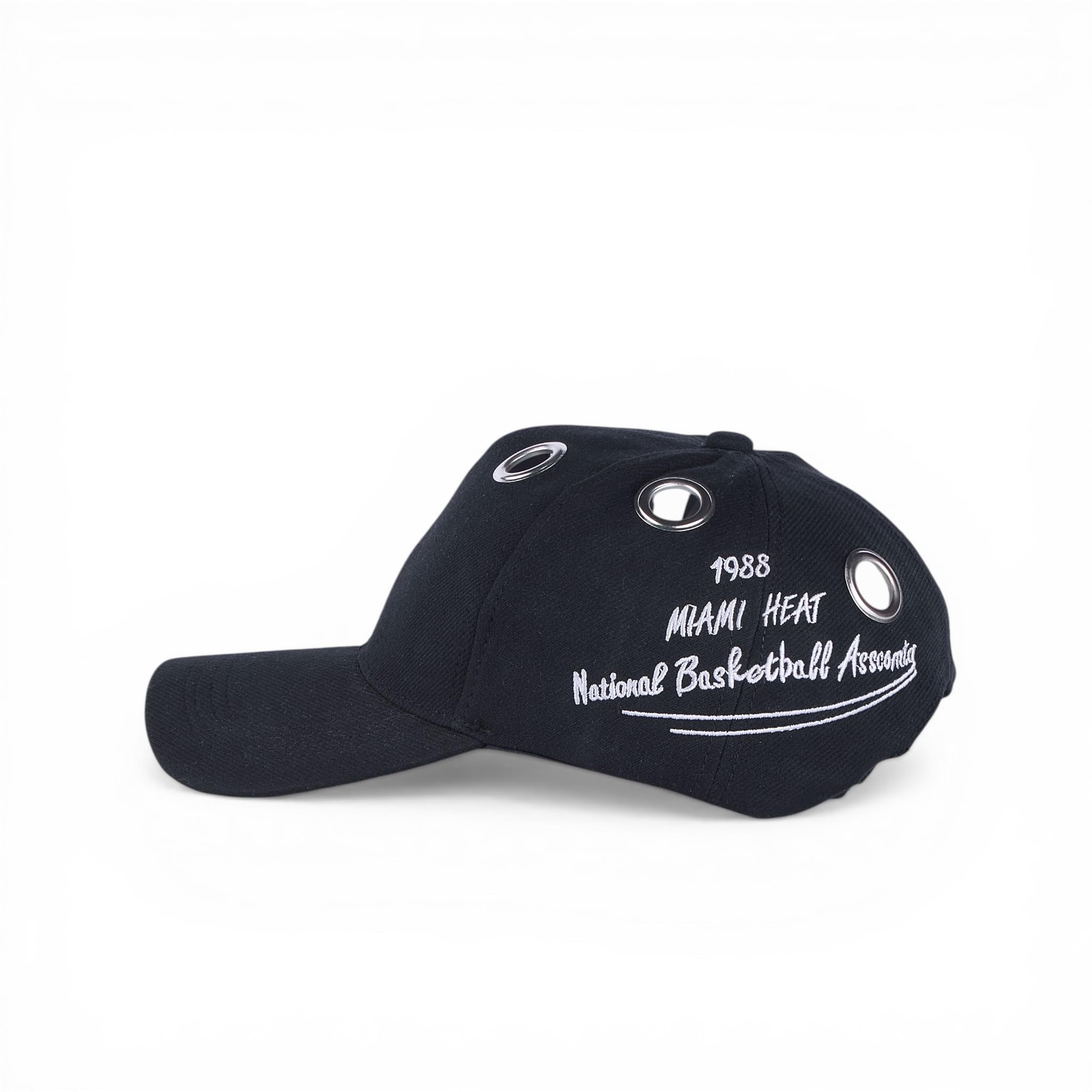 BabaCap Baseball Cap, Premium Cotton Gabardine, Adjustable Dad Hat, Metal Eyelet Details, Side Embroidery, for Men and Women