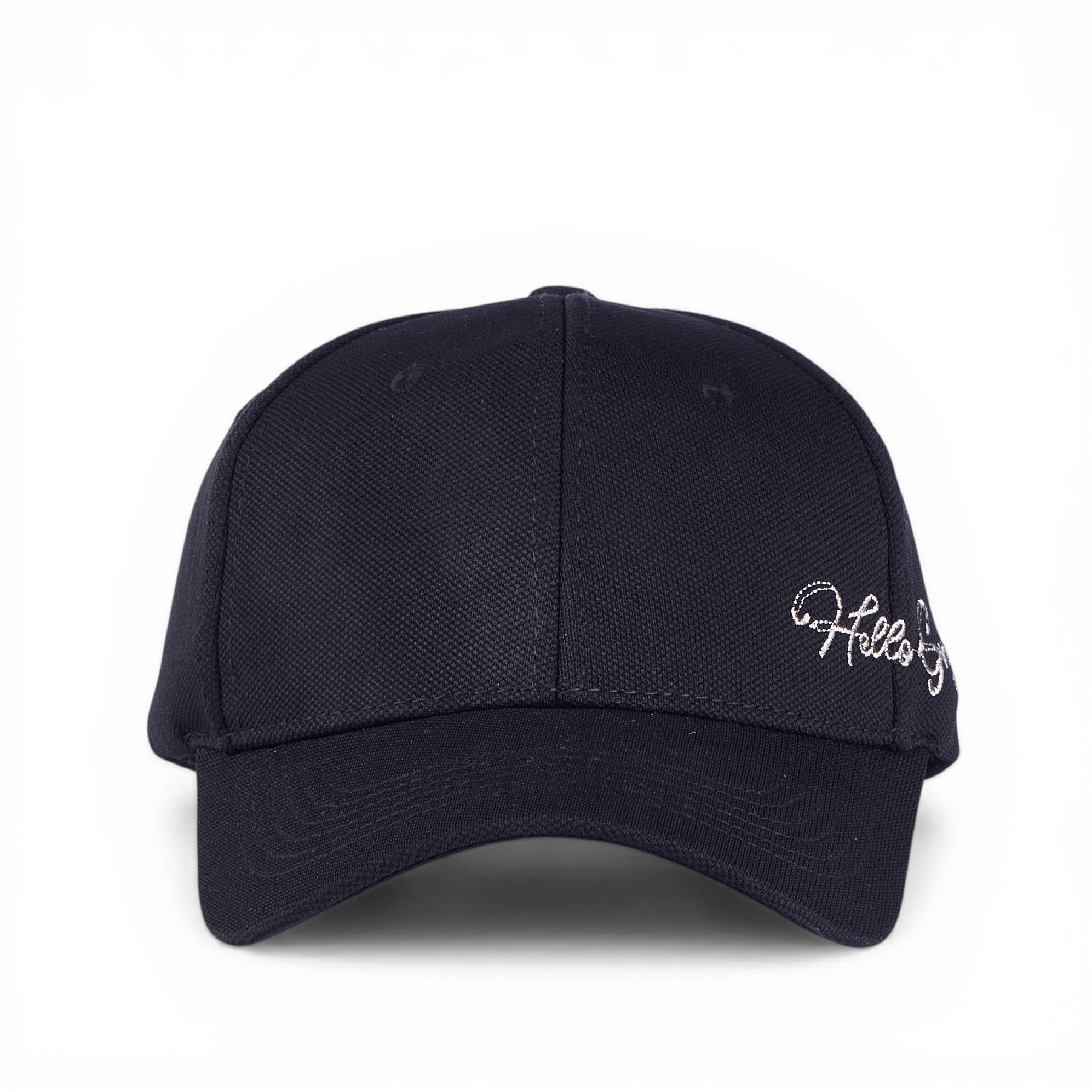 BabaCap Cotton Canvas Baseball Cap with Side Embroidered Design, Navy, Adjustable, for Men and Women