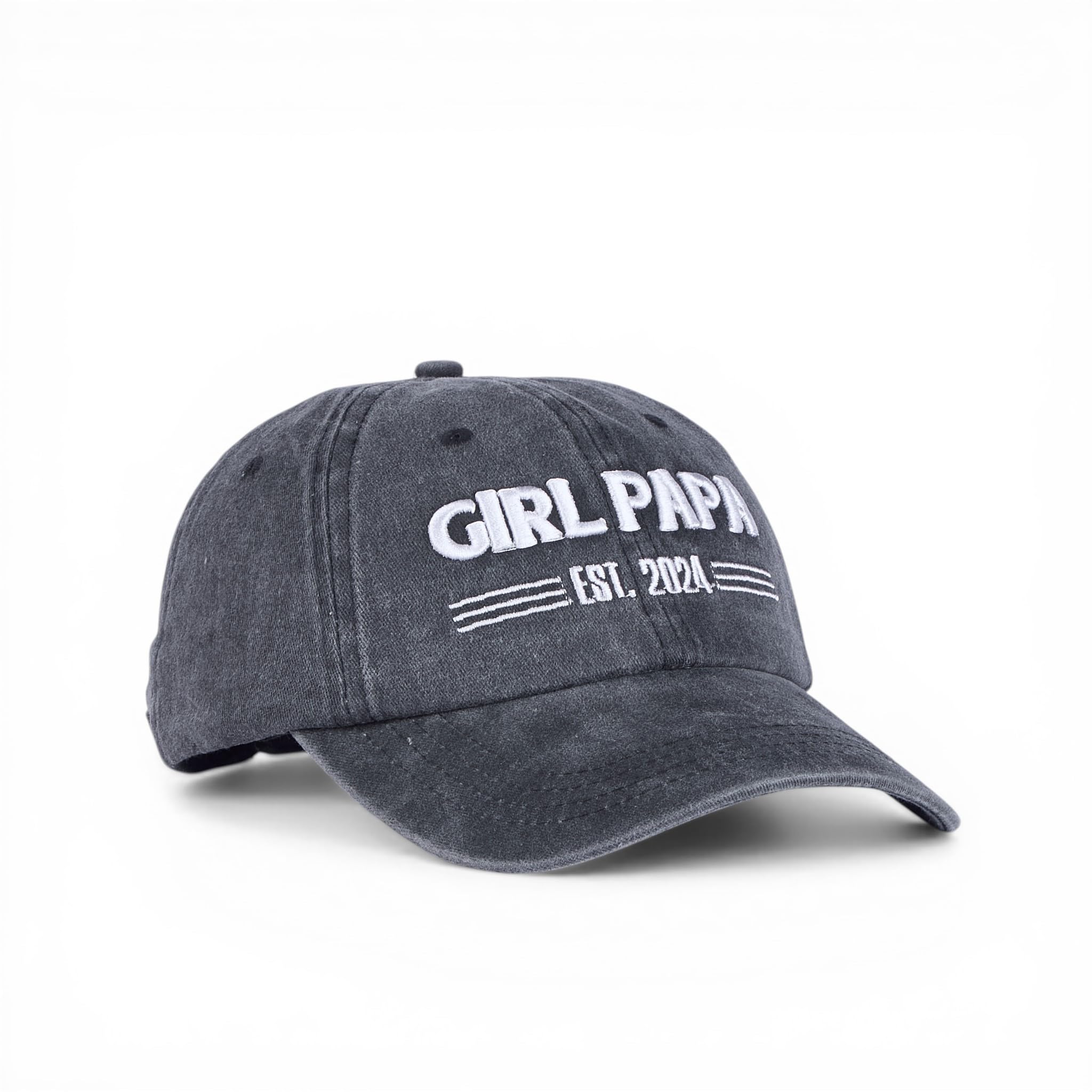 BabaCap Washed Cotton Dad Hat, Embroidered Logo, Adjustable Baseball Cap for Casual Wear, Travel and Daily Use