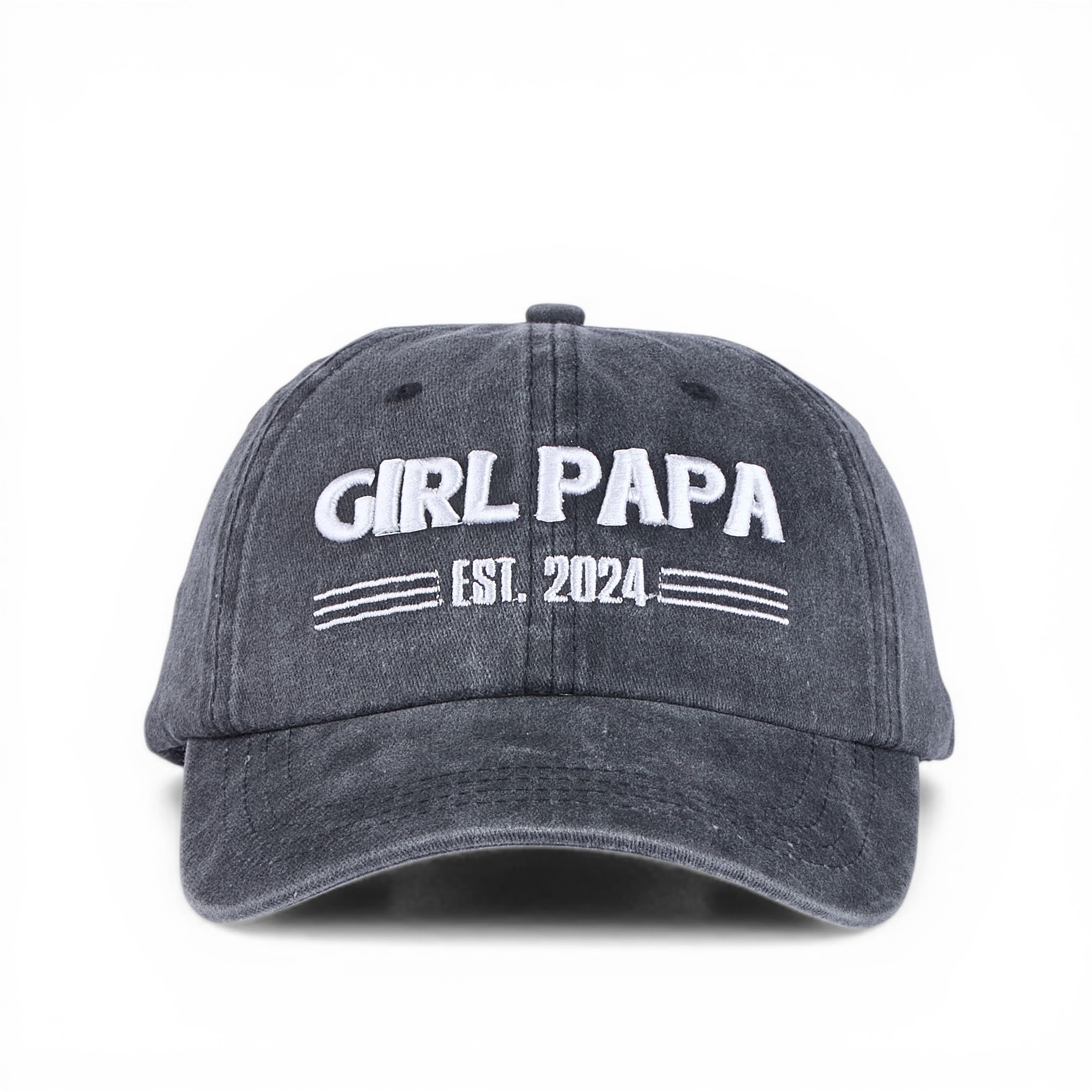 BabaCap Washed Cotton Dad Hat, Embroidered Logo, Adjustable Baseball Cap for Casual Wear, Travel and Daily Use