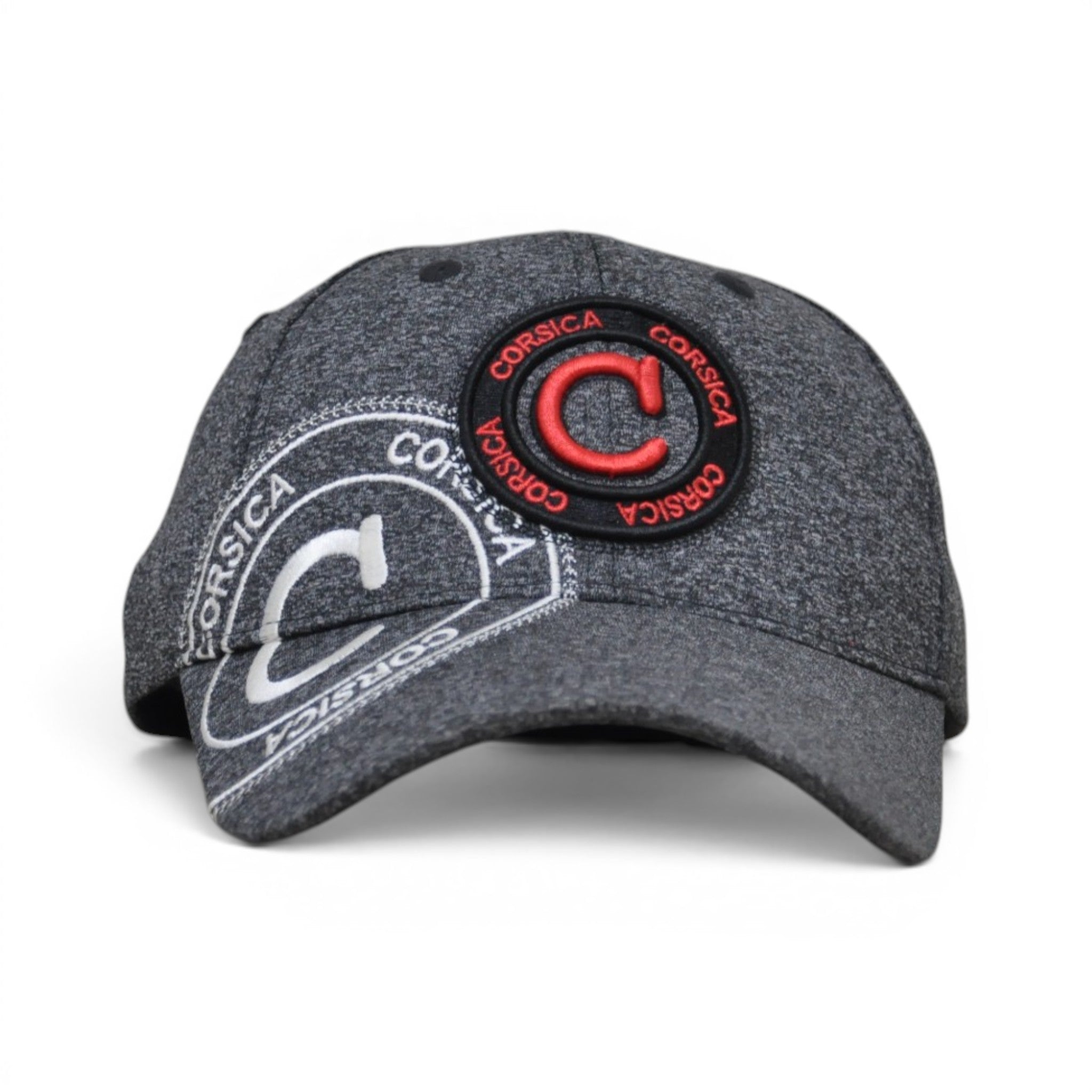 BABA CAP Premium Structured Baseball Cap with Dual Embroidered Badges – Adjustable Unisex Sports Hat, Charcoal Grey C