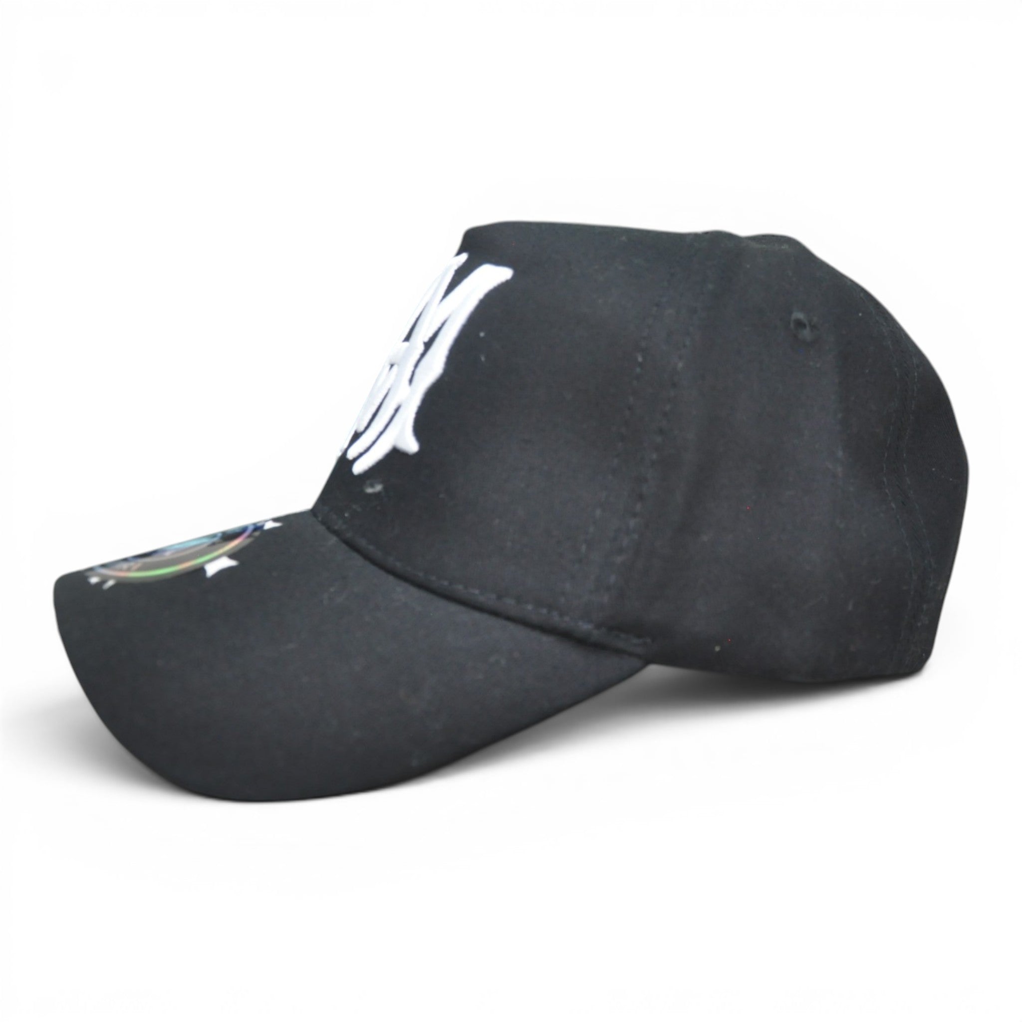 Premium Star Pattern Baseball Cap – 3D Embroidered Letter, Adjustable Unisex Casual Hat, Black