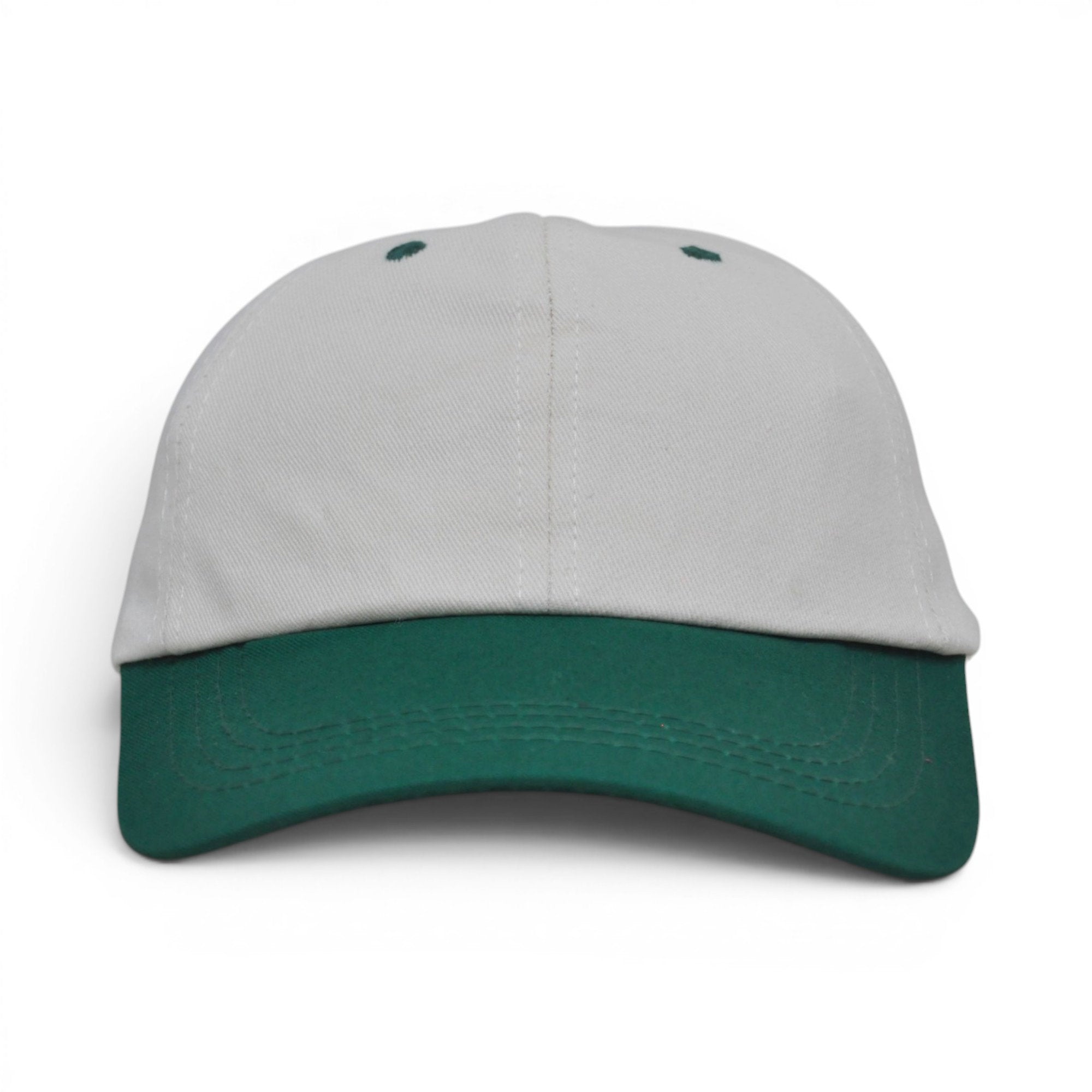 BABA CAP Premium Color Block Dad Cap – Adjustable Unisex Casual Hat, White & Black