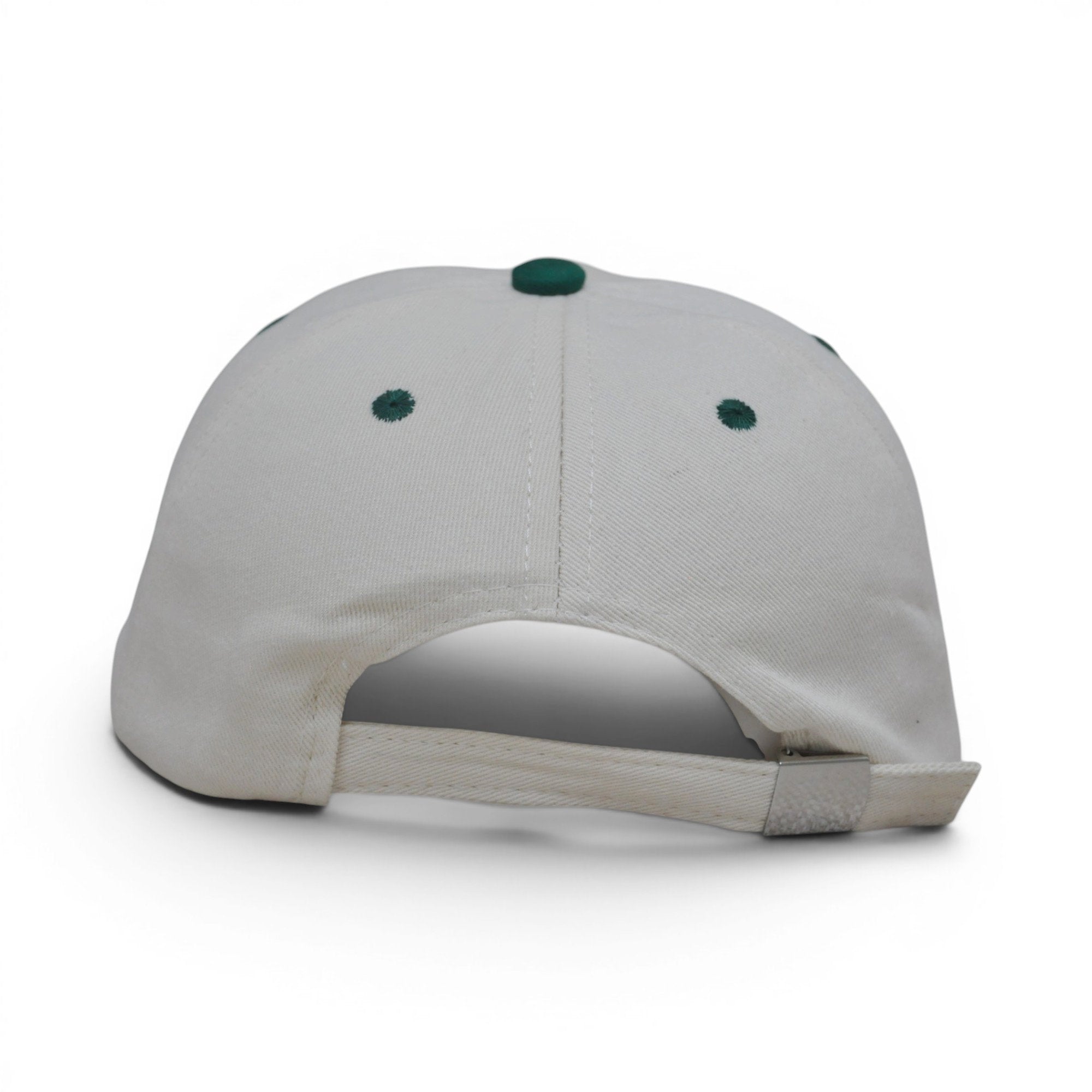 BABA CAP Premium Color Block Dad Cap – Adjustable Unisex Casual Hat, White & Black