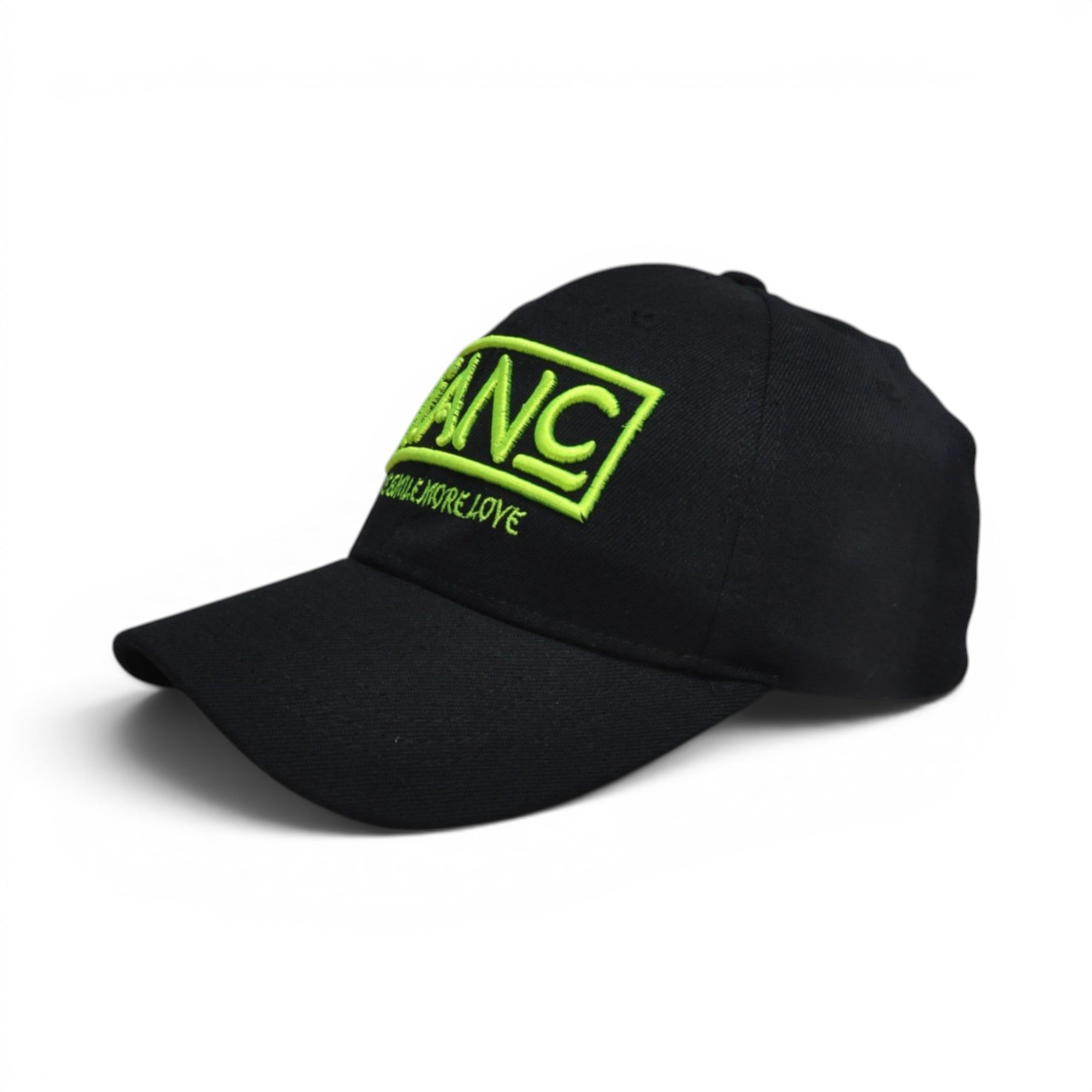 BABA CAP Premium Structured Baseball Cap with Bold Embroidered Front Logo, Stretch Fit Closed Back, Unisex Sports & Casual Hat, Available in Red & Neon Green Embroidery