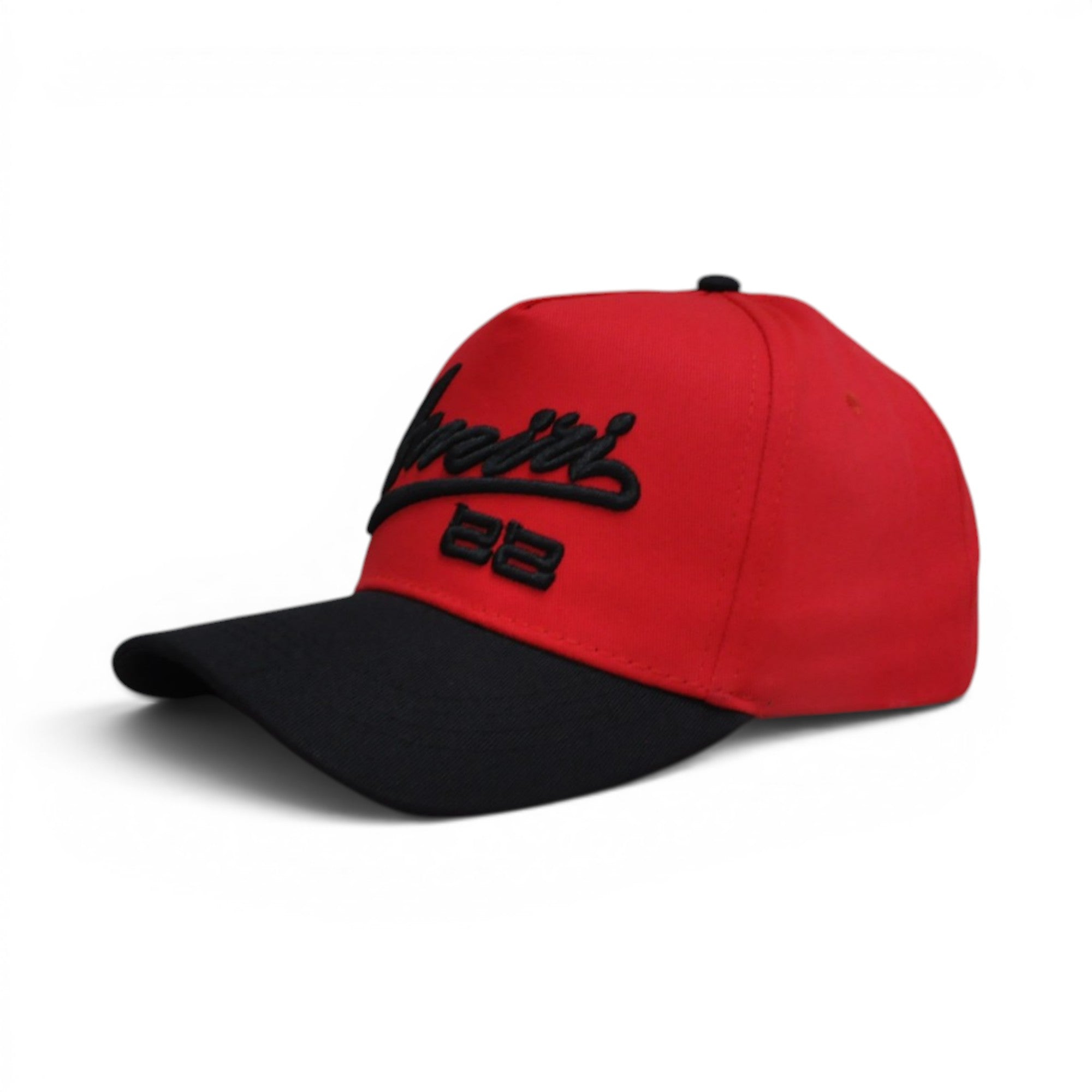 BABA CAP Premium Two-Tone Baseball Cap with 3D Embroidered Script Logo, Yellow & Black Sports Hat, Adjustable Unisex Casual Cap