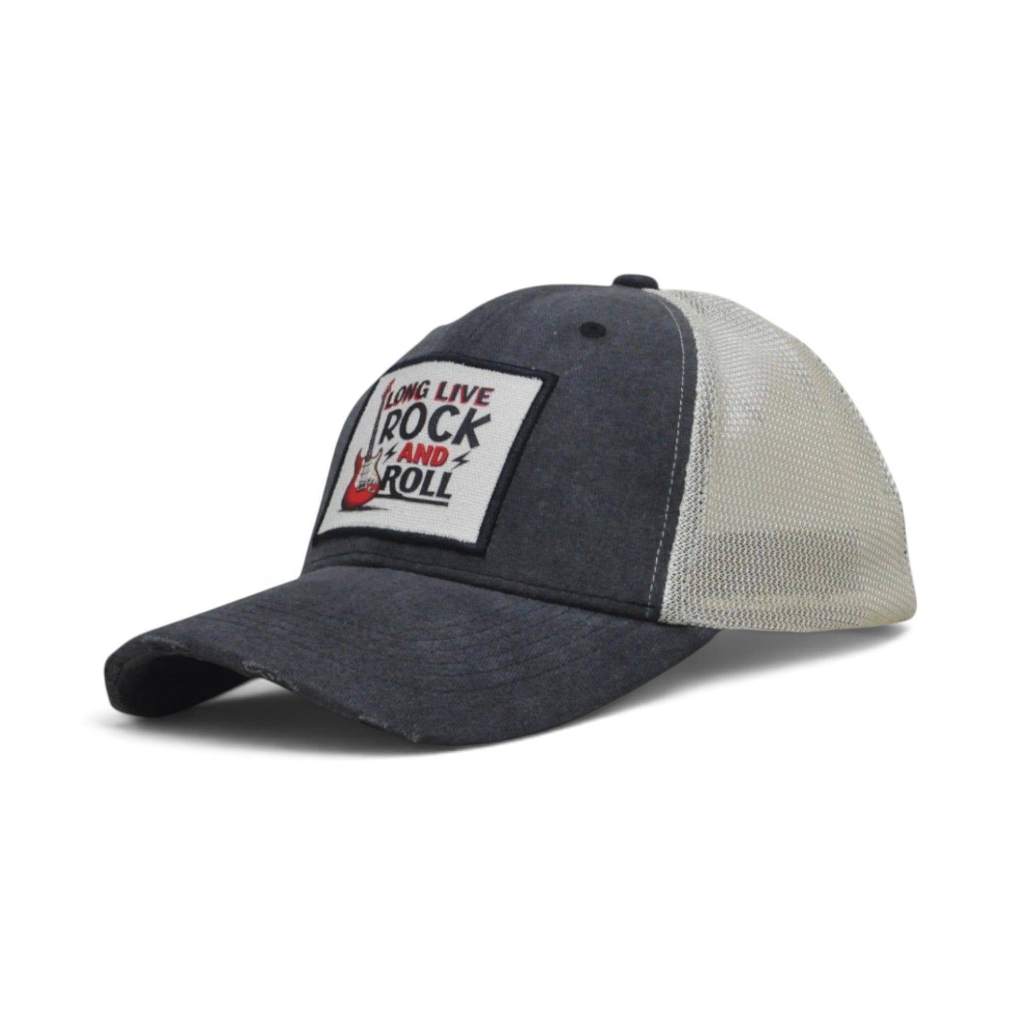 Quote Patch Trucker Cap - BLACK