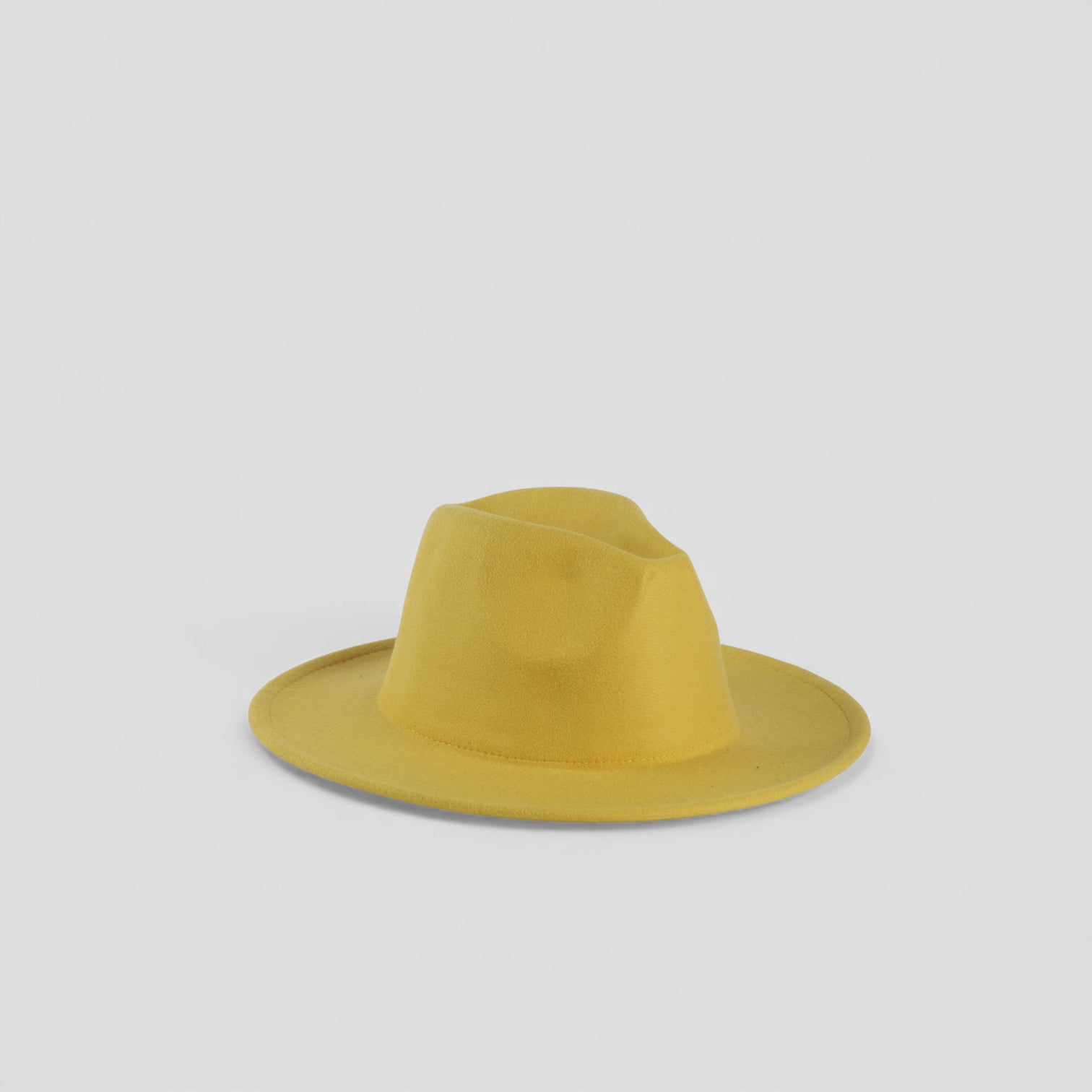 Fedora Hat – Premium Wool Felt, Classic Timeless Style, Elegant & Durable Design – Yellow