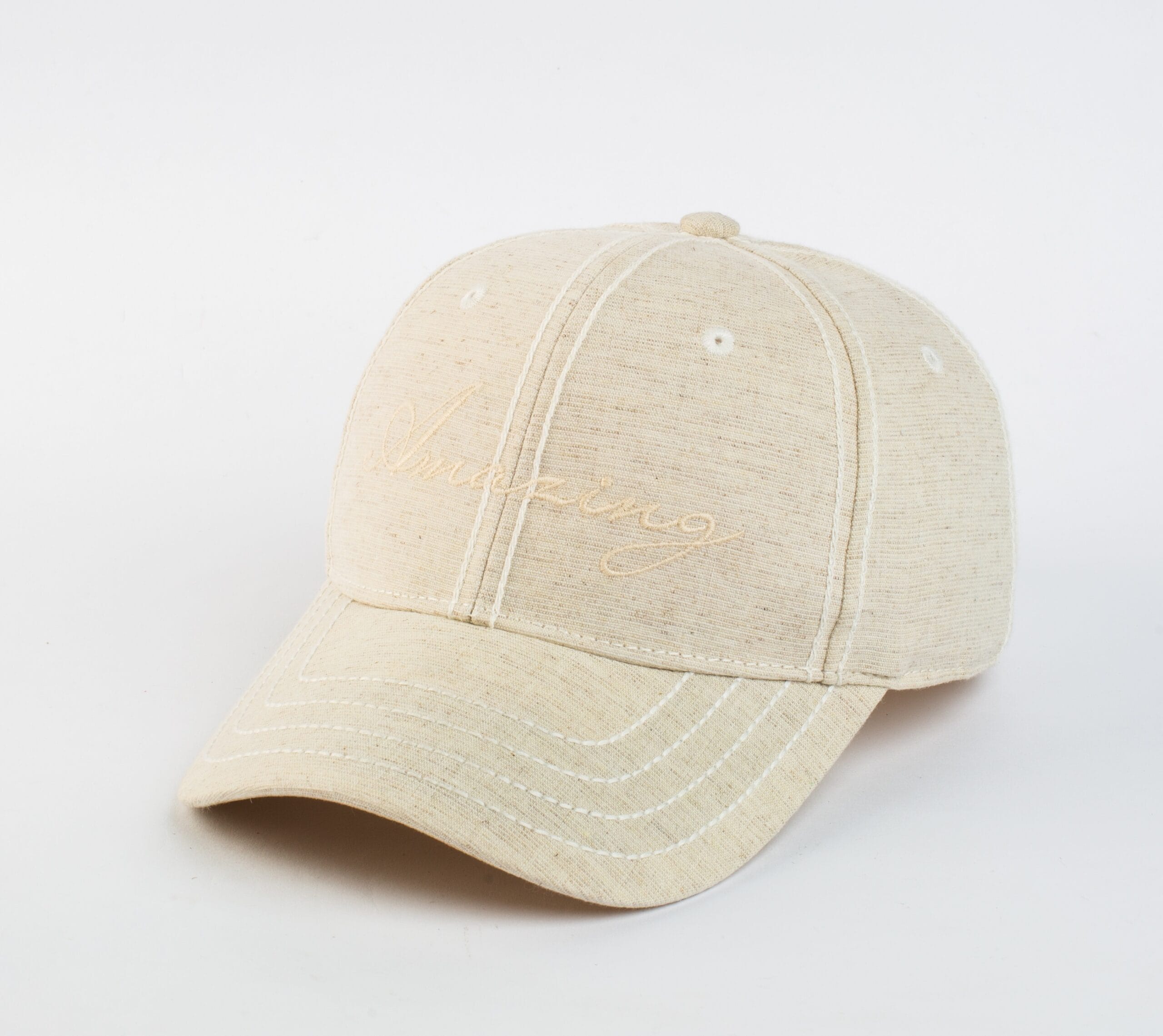 Basic Linen fabric Cotton Cap