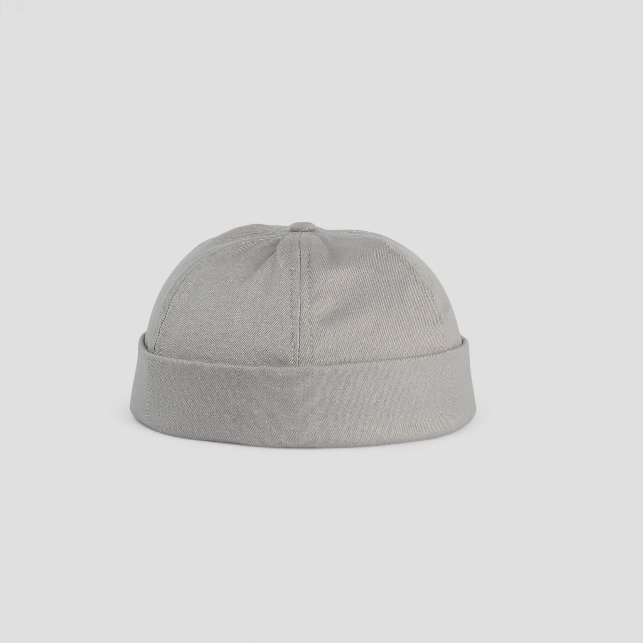 Baba Cap Cotton docker hat-Gray