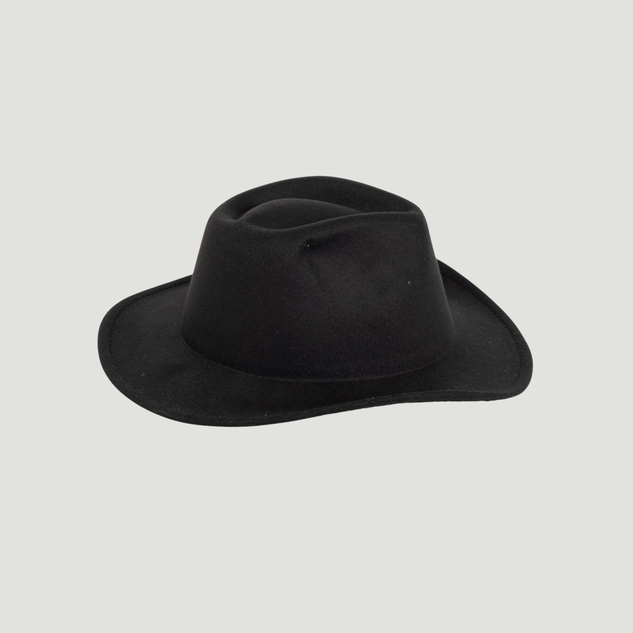 Cowboy Hat – Premium Wool Felt, Classic Timeless Style, Elegant & Durable Design – Black