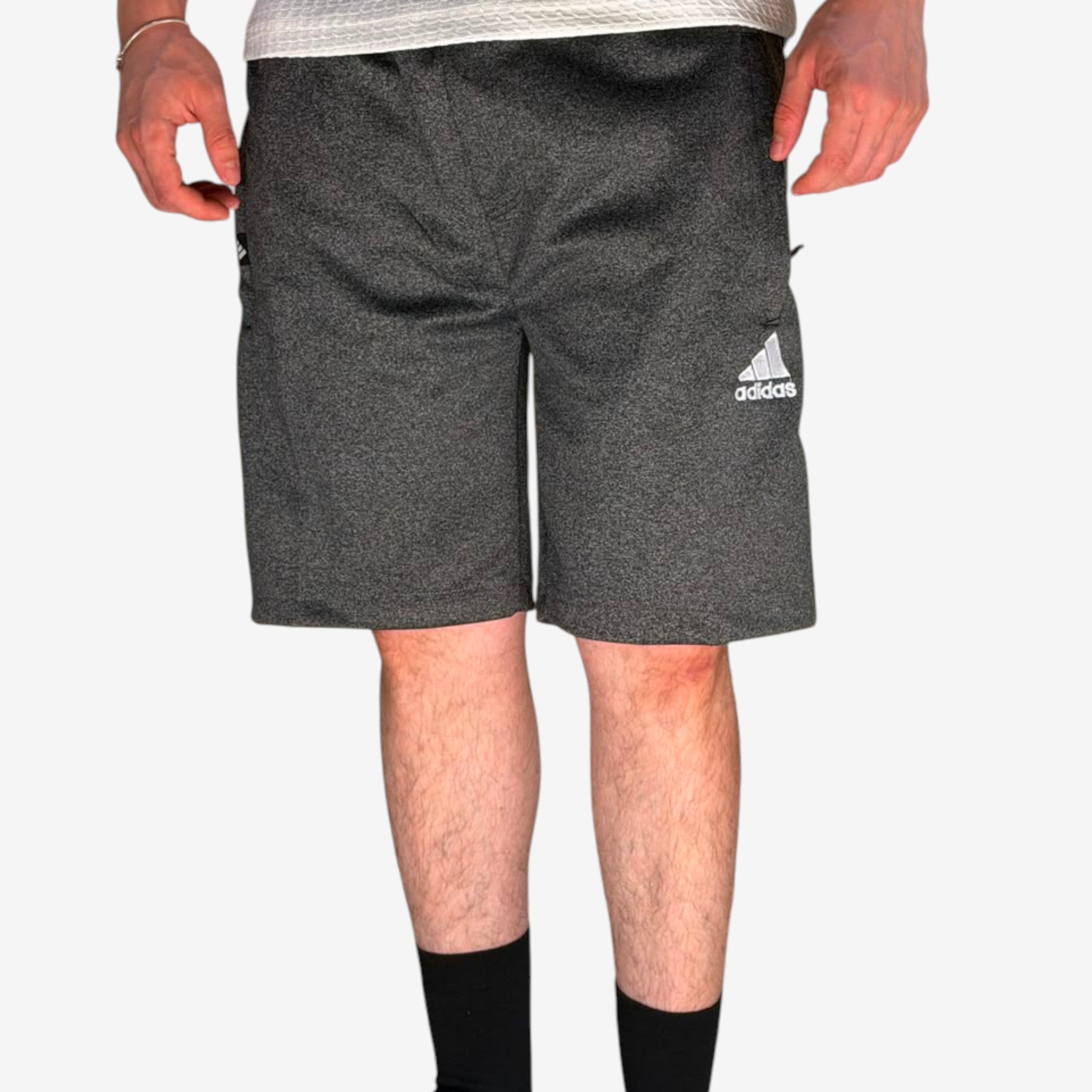 Men's Premium Casual Shorts – Regular Fit, Elastic Waist, Zipper Pockets, Lightweight Summer Everyday & Travel Wear