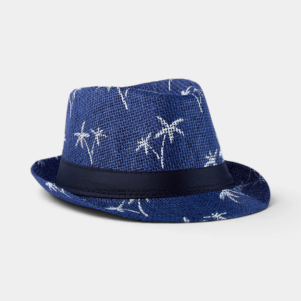 COASTLINE TRILBY STRAW FEDORA HAT