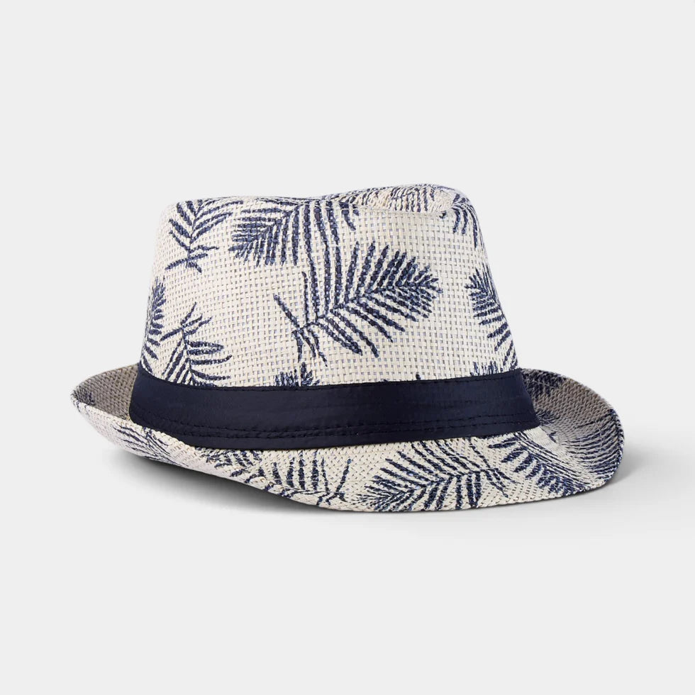 COASTLINE TRILBY STRAW FEDORA HAT