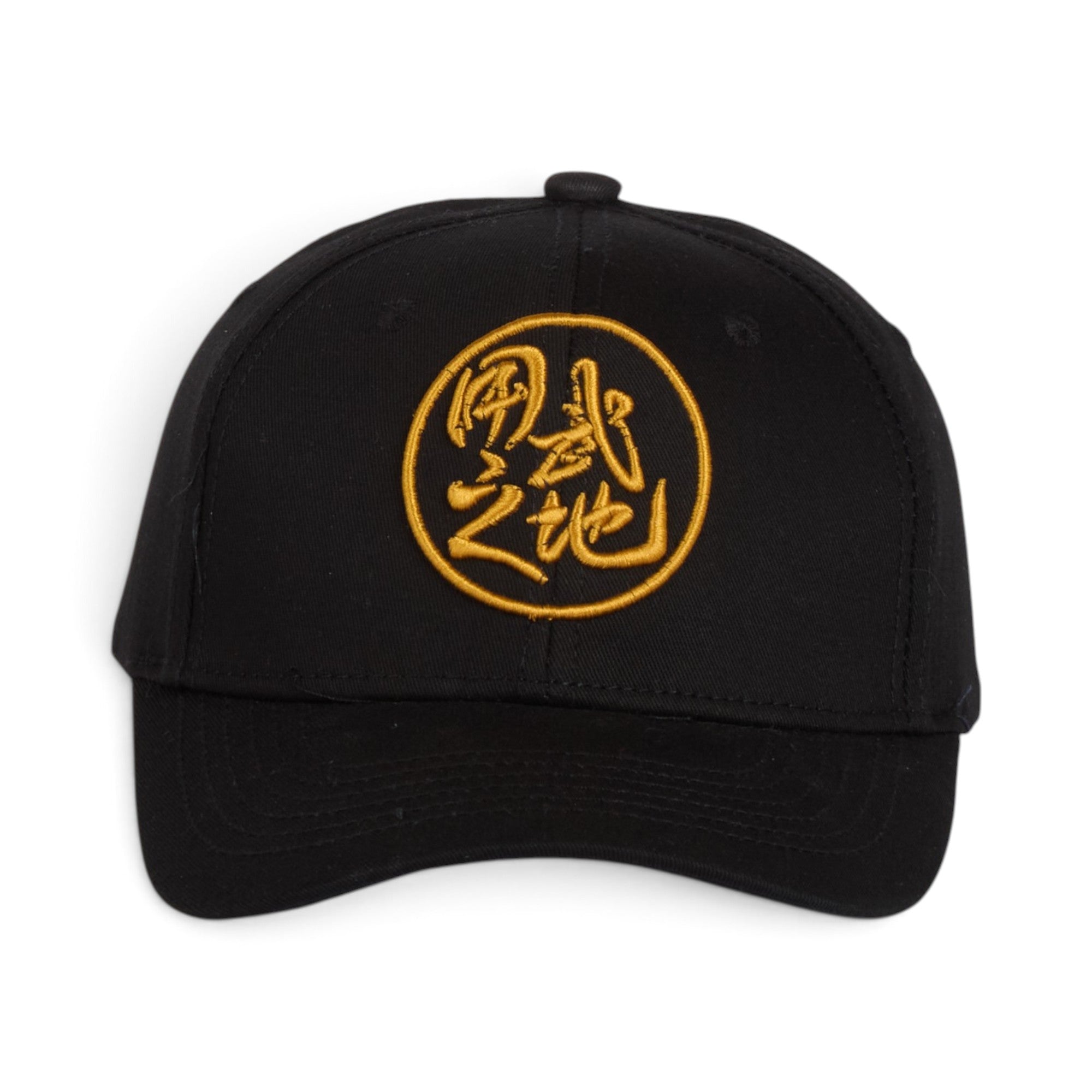 Black Gold Graphic Embroidered Baseball Cap