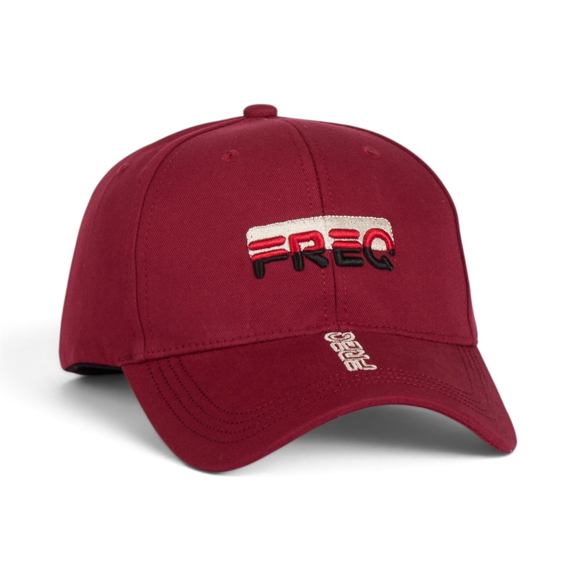 Burgundy FREQ Embroidered Baseball Cap