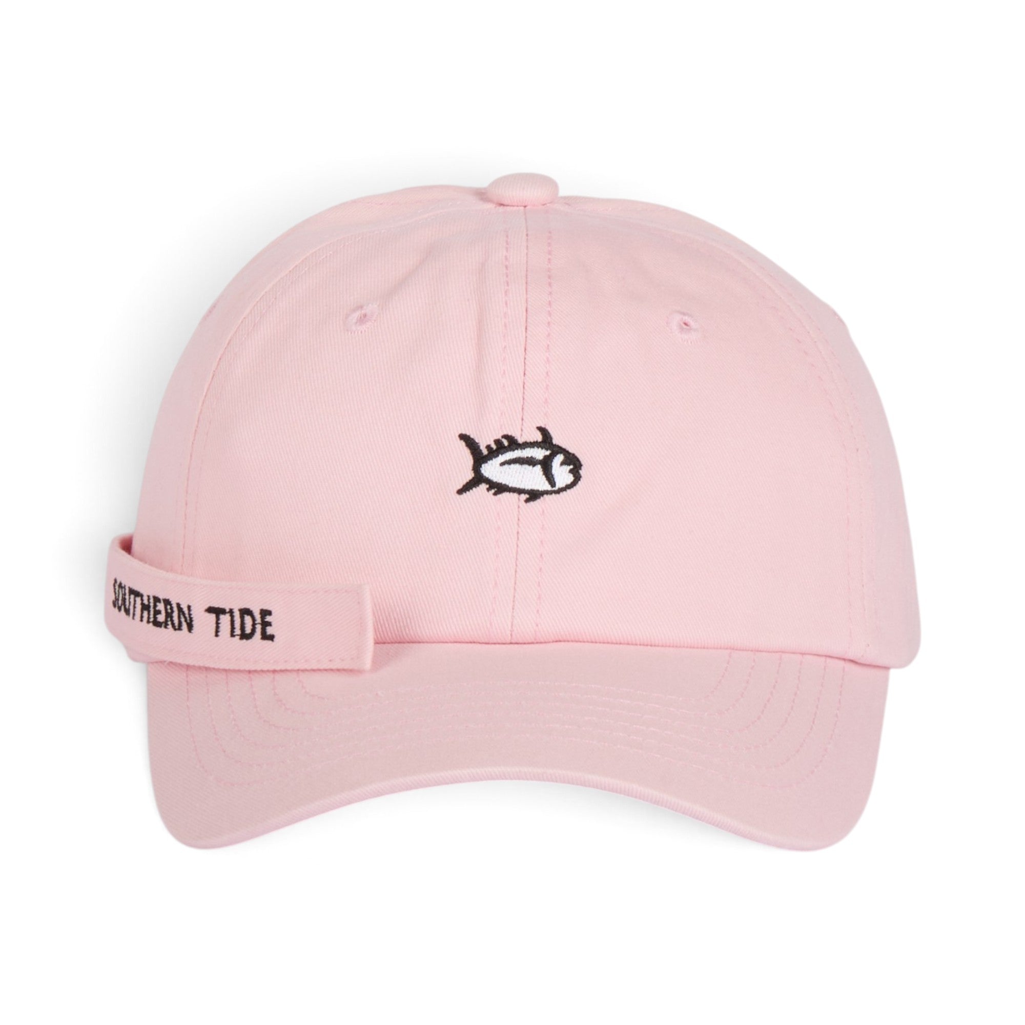 Pink Southern Tide Fish Embroidered Baseball Cap