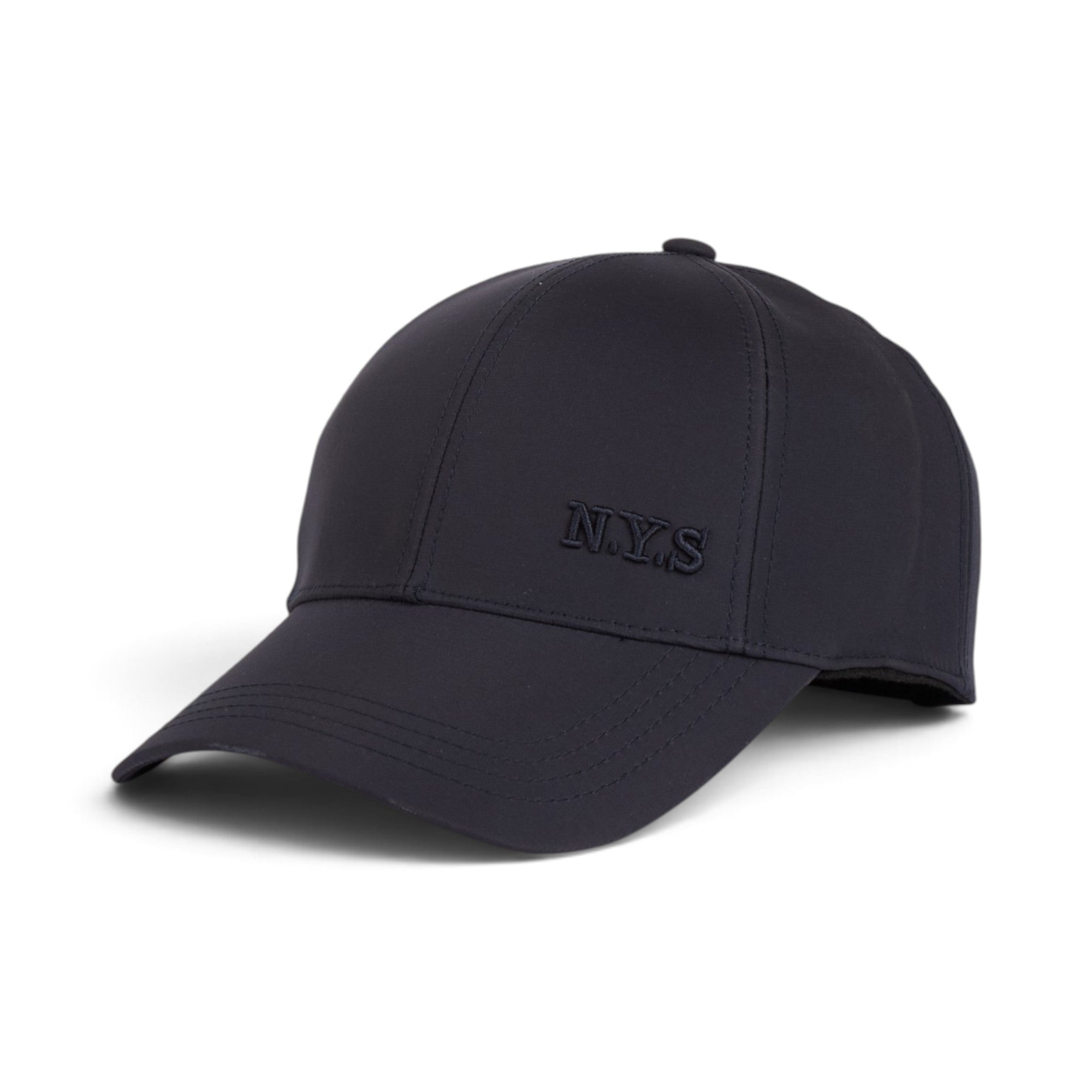 Black N.Y.S Embroidered Baseball Cap