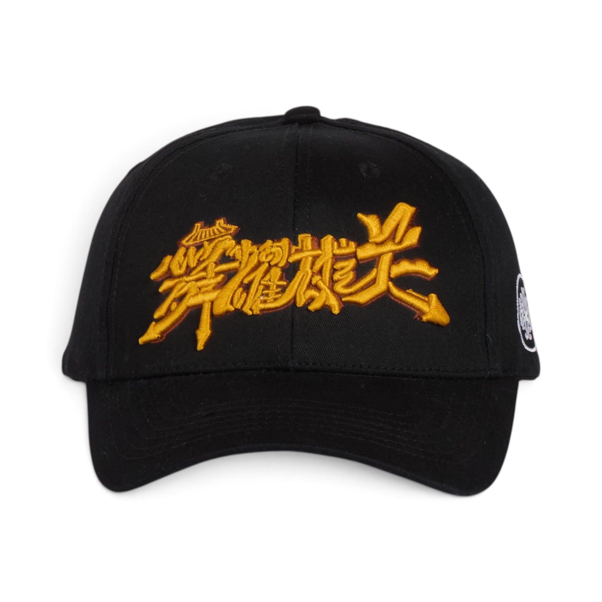Black Gold Graphic Embroidered Baseball Cap