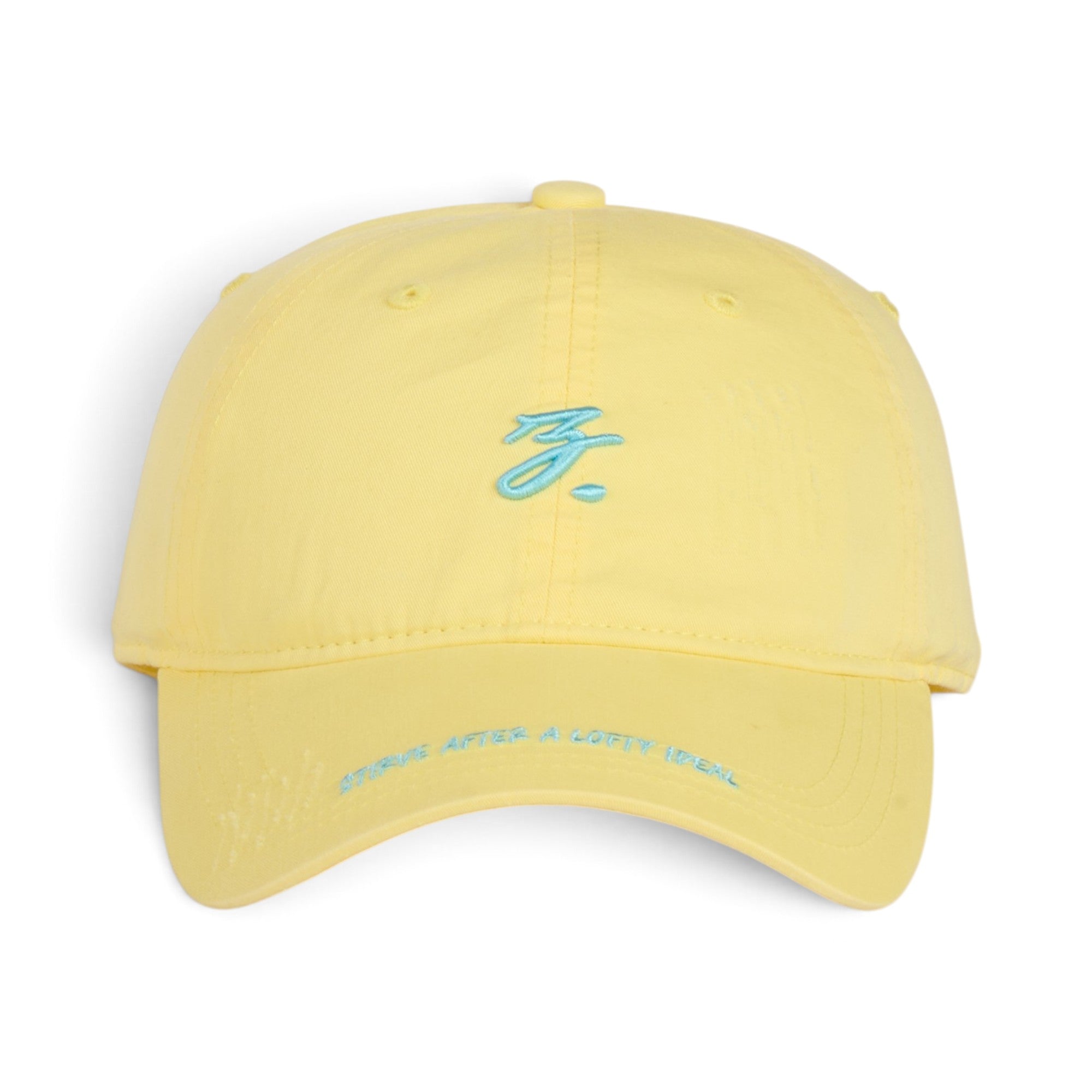 Yellow Minimal Embroidered Baseball Cap