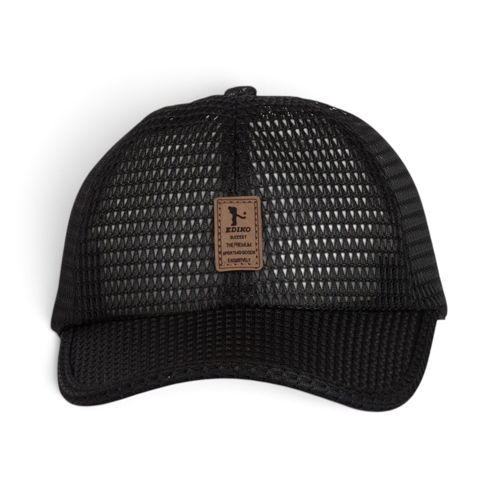Black Full Mesh Trucker Cap
