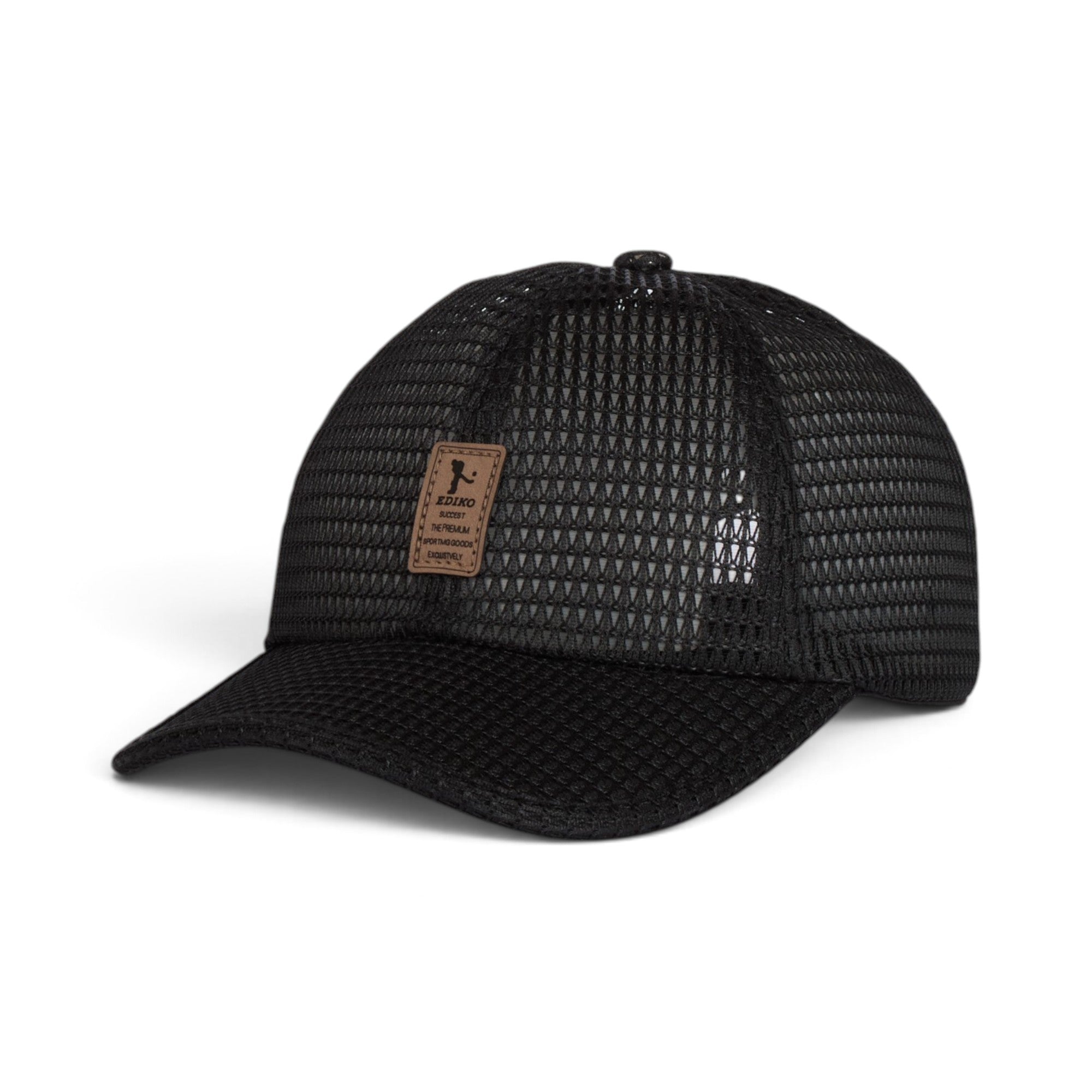 Black Full Mesh Trucker Cap
