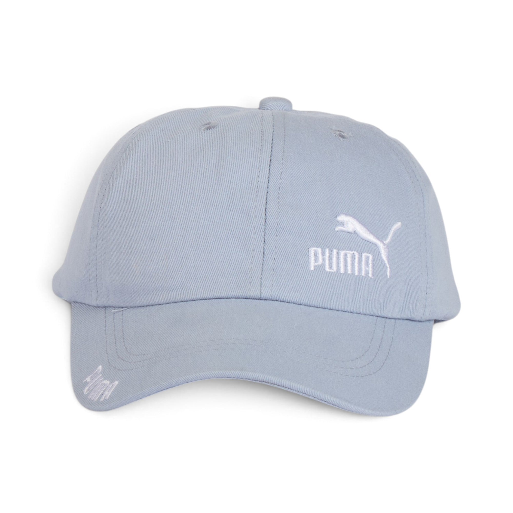 Light Blue Puma Embroidered Baseball Cap