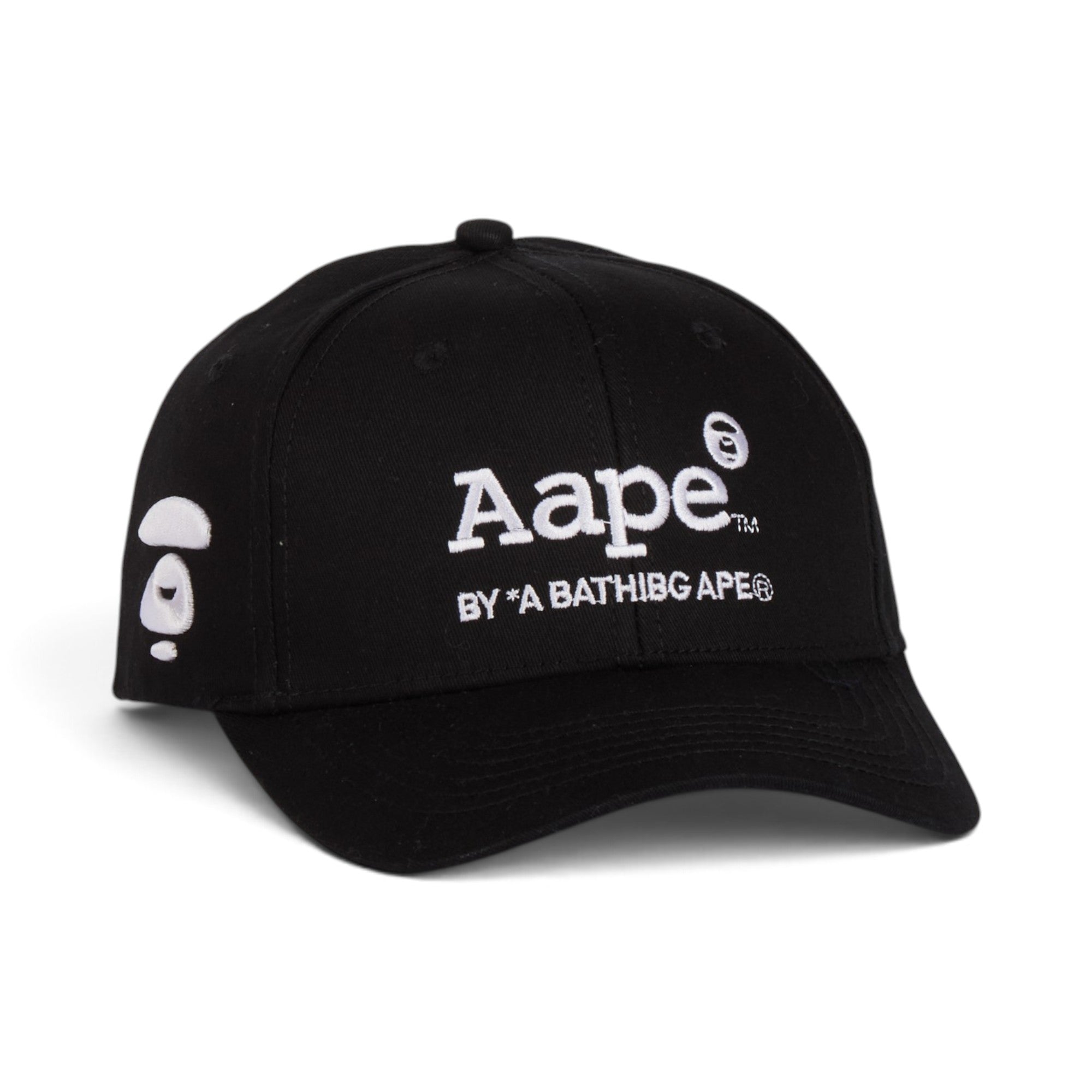 Aape Logo Black Baseball Cap