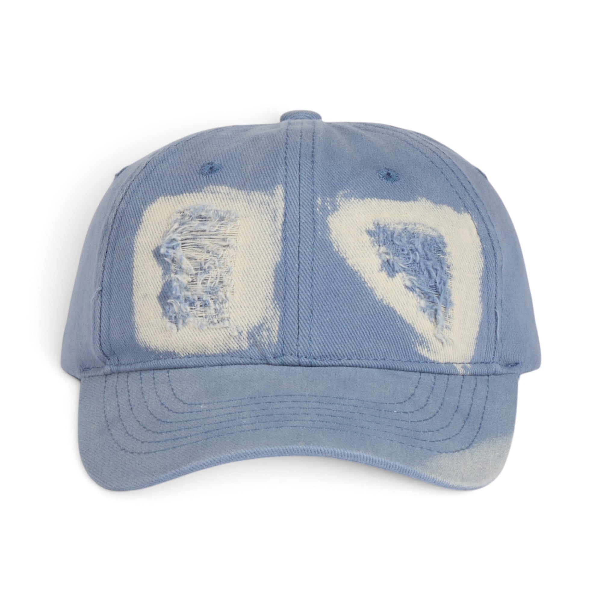 Distressed Patch Light Blue Dad Cap