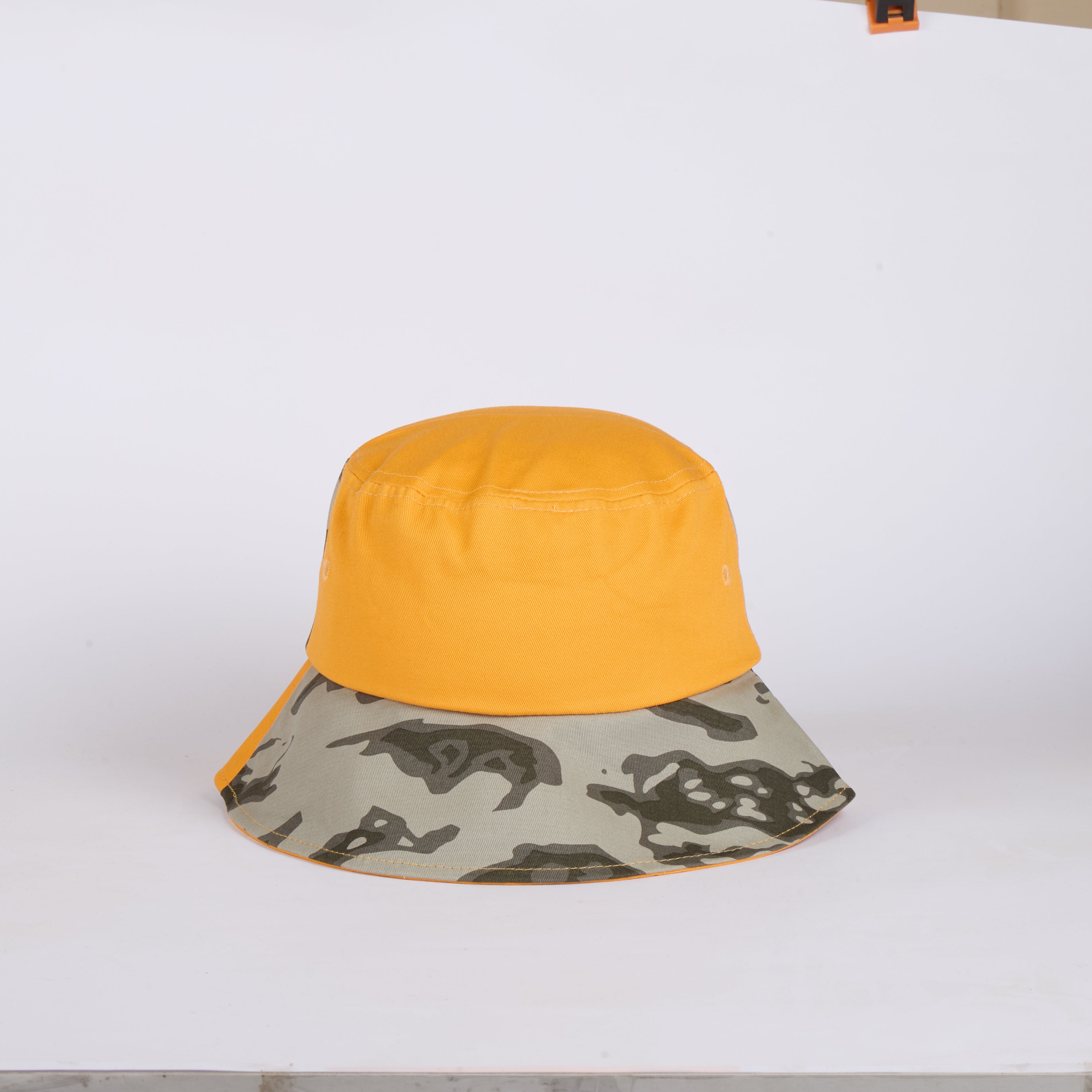 Reversible Camo Bucket Hat – Yellow