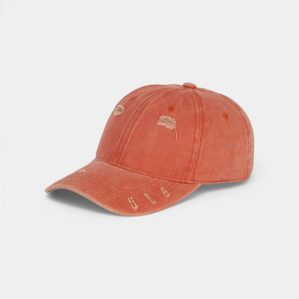 Washed cutting cotton cap