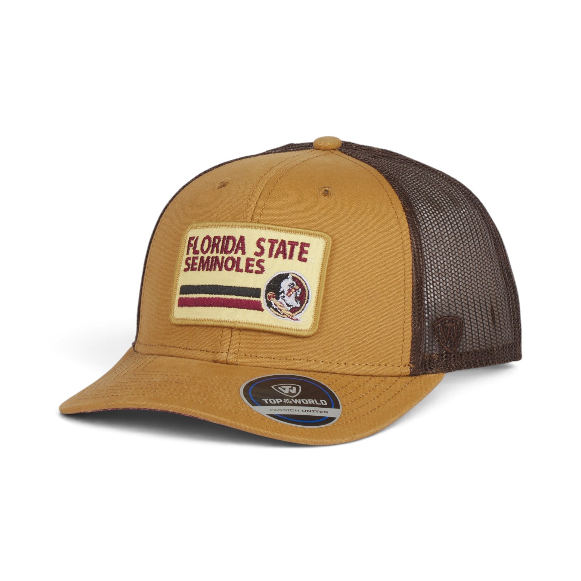 Florida State Seminoles Brown Trucker Cap