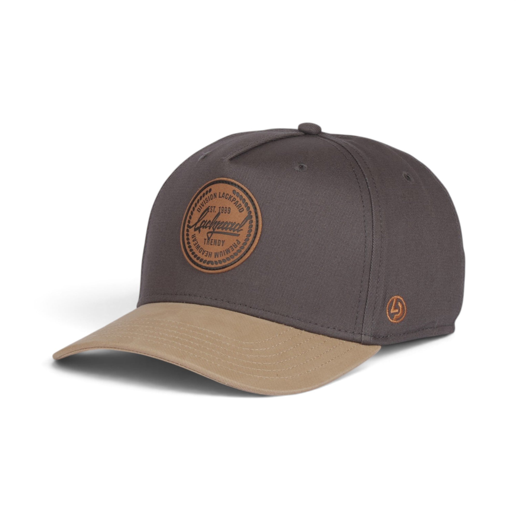 Lackpard Premium Two-Tone Cap – Brown & Beige Heritage Edition