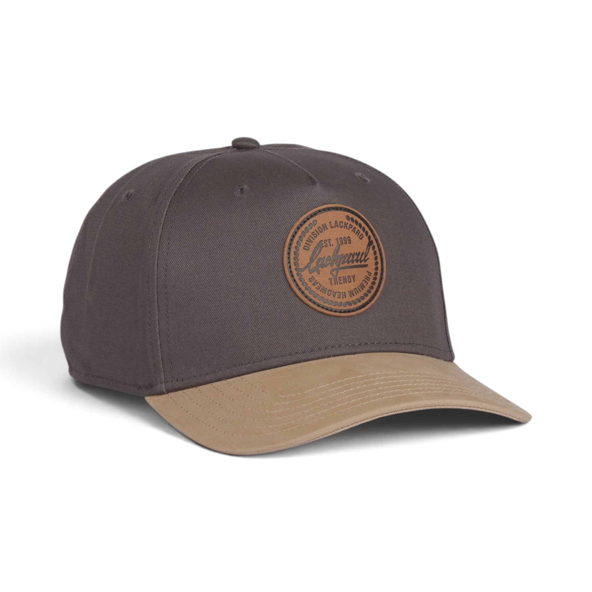 Lackpard Premium Two-Tone Cap – Brown & Beige Heritage Edition