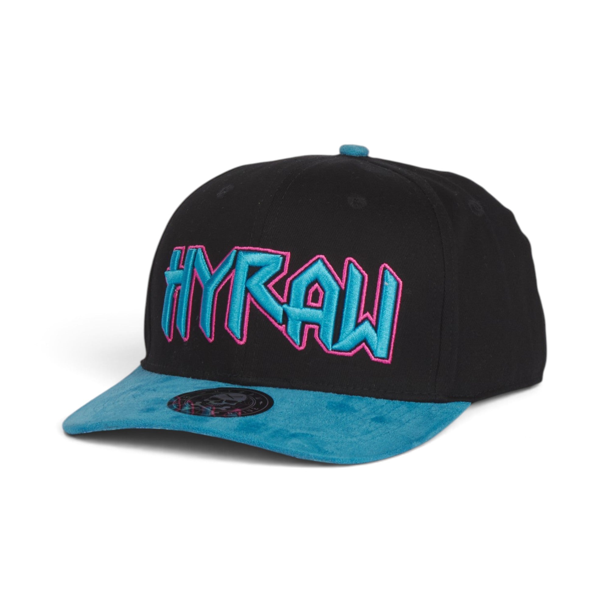 Gothic Embroidery Black & Blue Cap (Copy)