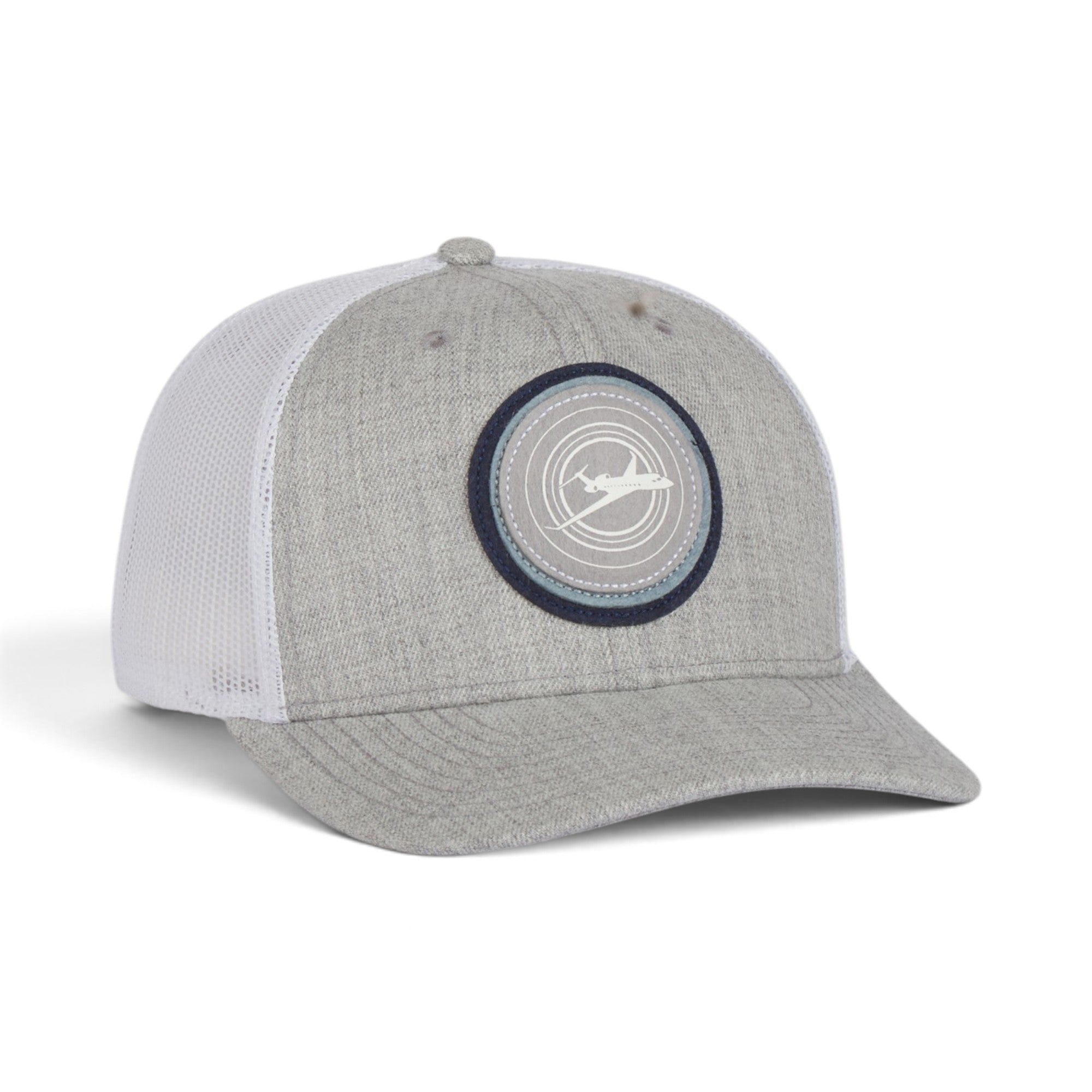 Premium Aviation Patch Trucker Cap – Structured Baseball Hat with Breathable Mesh Back – Adjustable Unisex Design