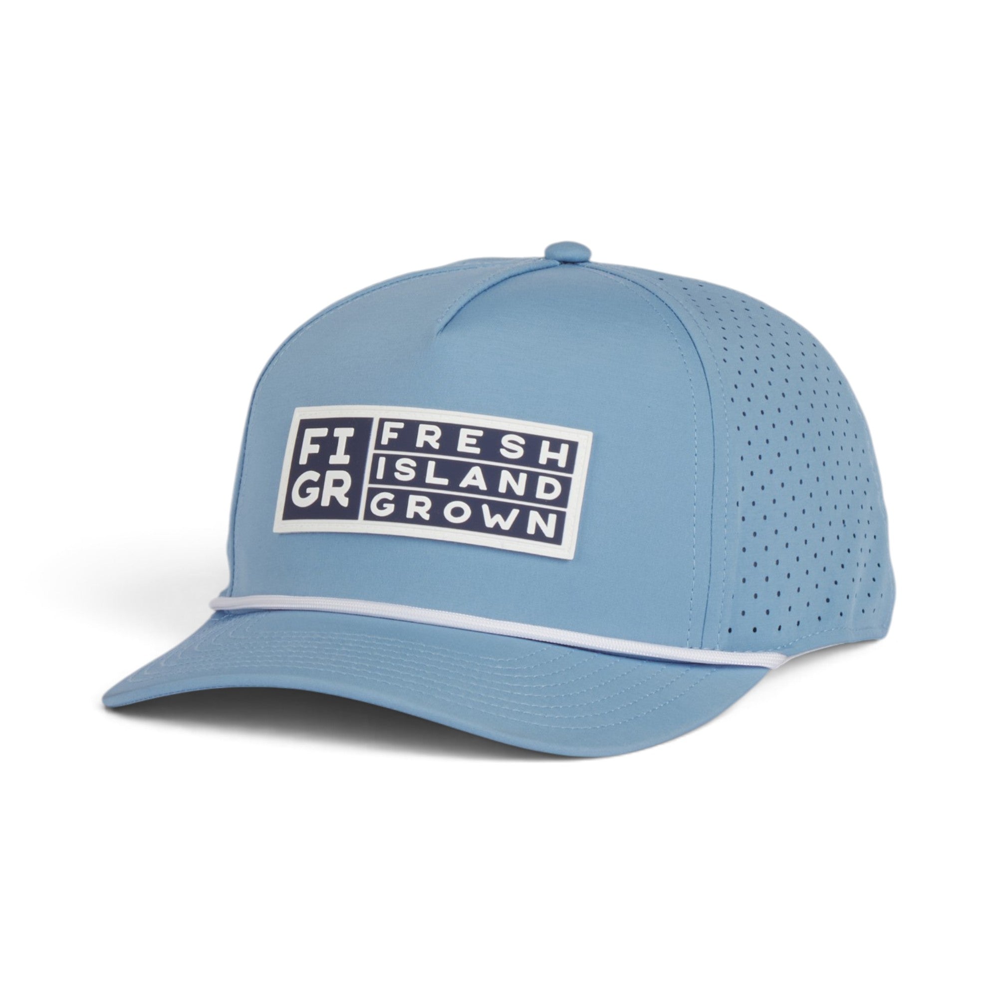 Fresh Island Grown Performance Rope Cap – Sky Blue Edition