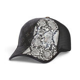 Louis Vuitton Premium Monogram & Snakeskin Trucker Cap – Metal LV Logo & Mesh Back