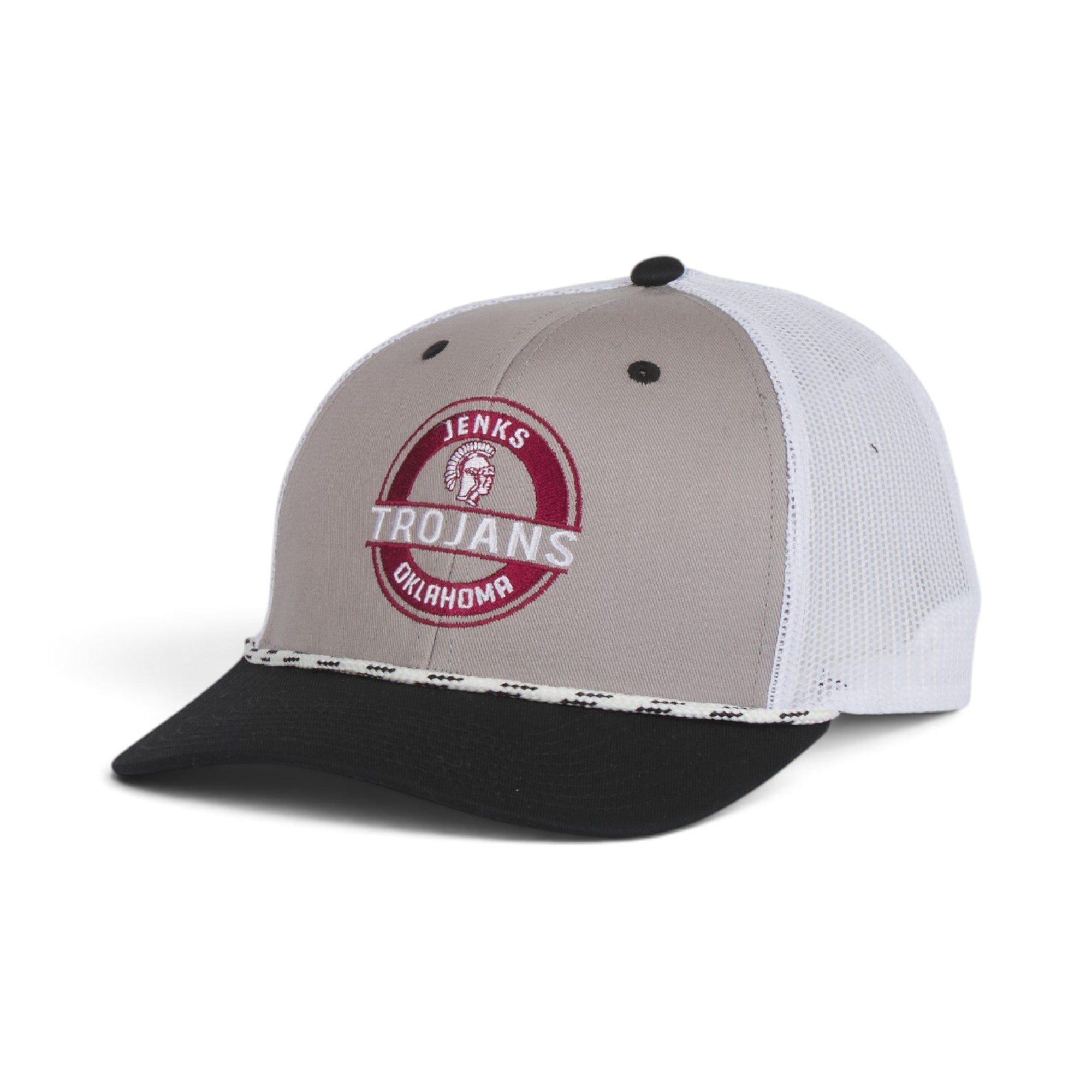Jenks Trojans Oklahoma Premium Trucker Rope Cap – Collegiate Heritage Edition